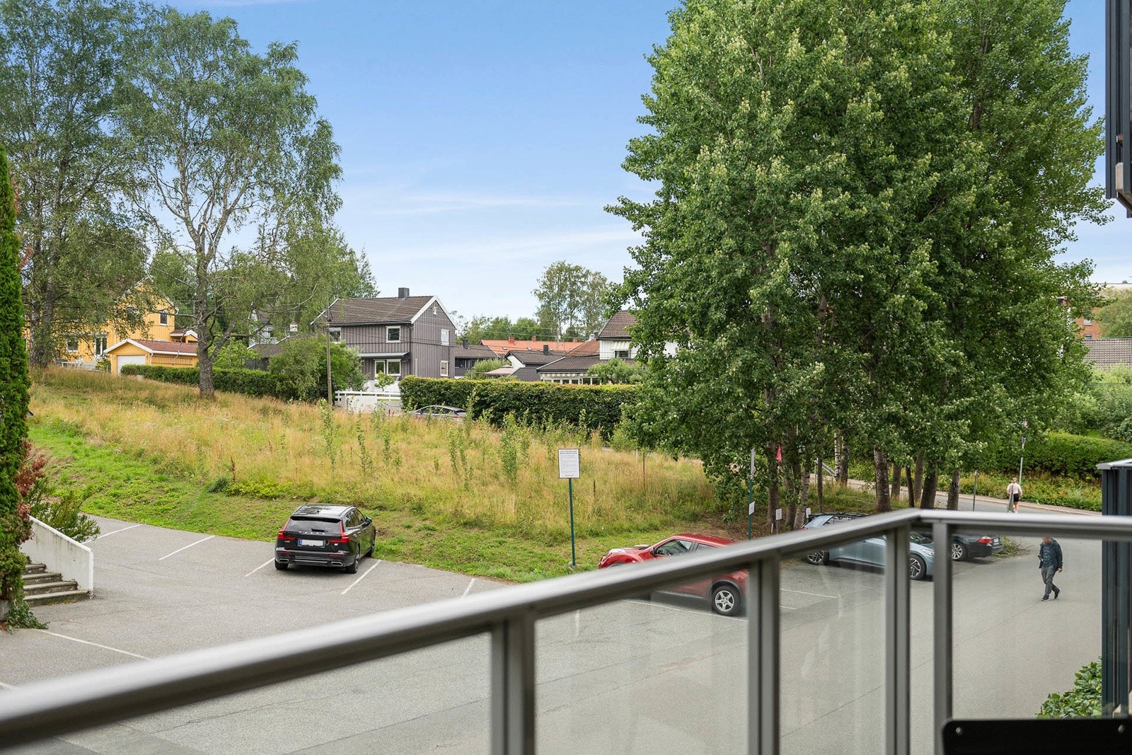 Utsyn fra balkong Galleribilde