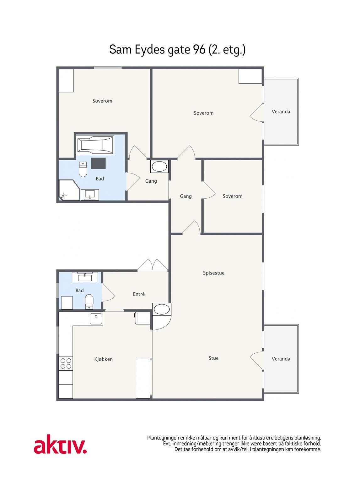 Plantegning Galleribilde