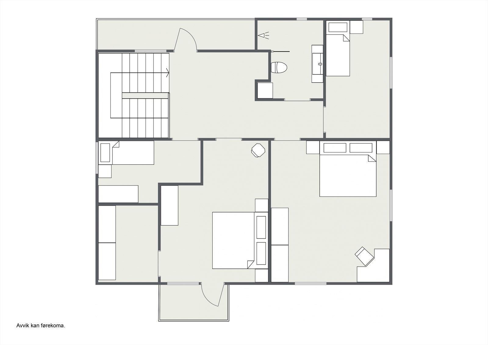 Planteikning 2. etasje. Galleribilde