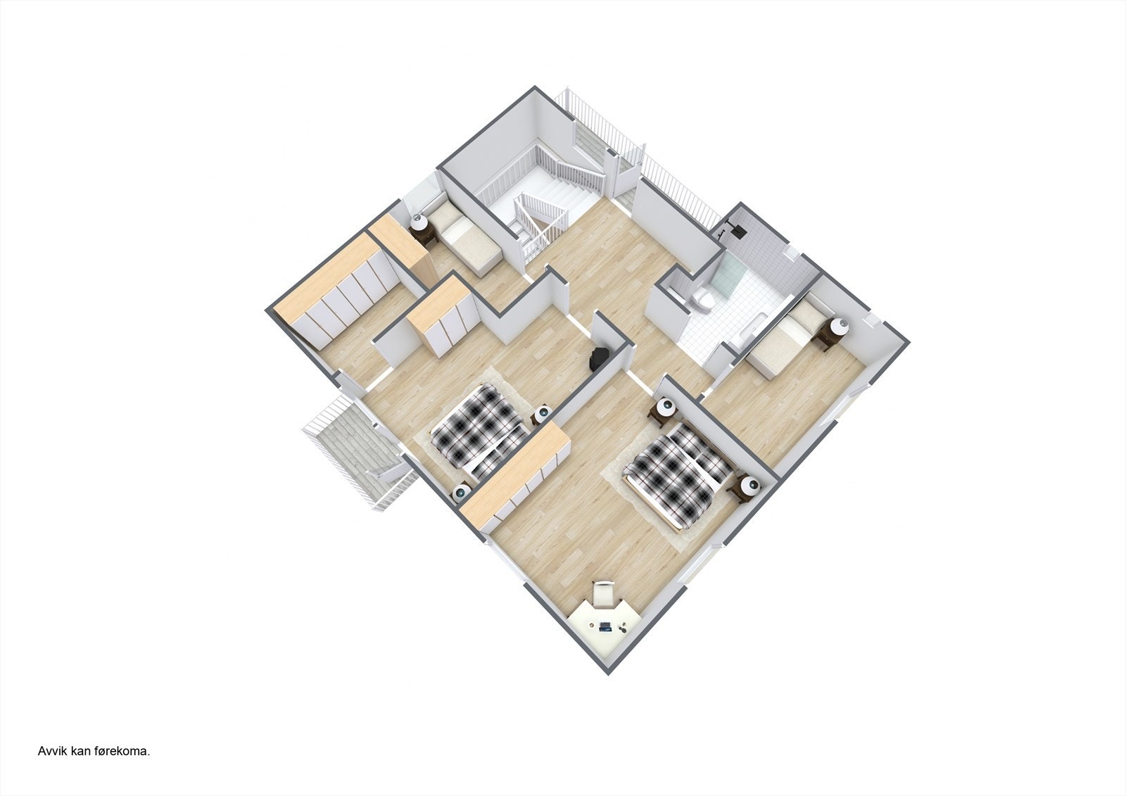 Planteikning 2. etasje. Galleribilde