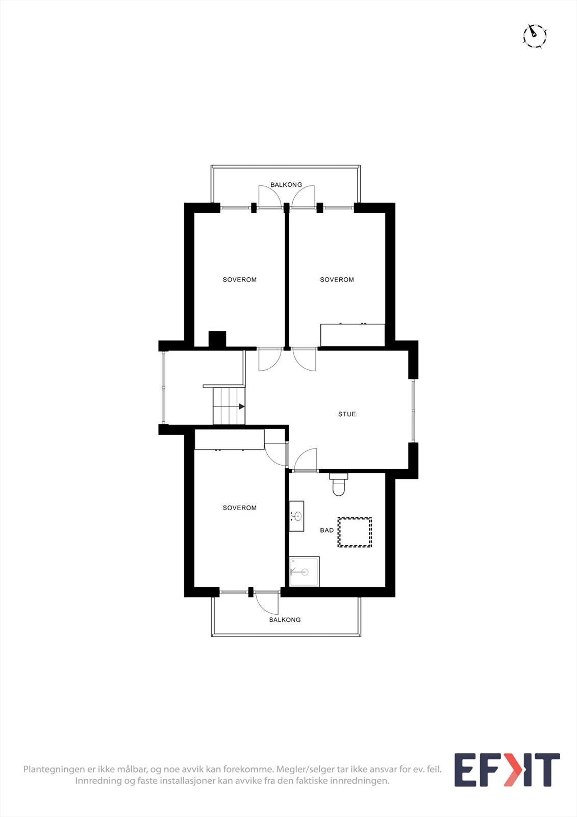 Plantegning 2. etasje Galleribilde