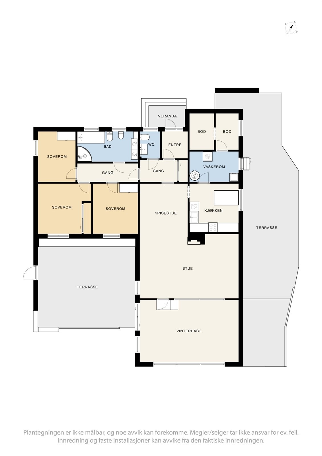 Plantegning. Galleribilde