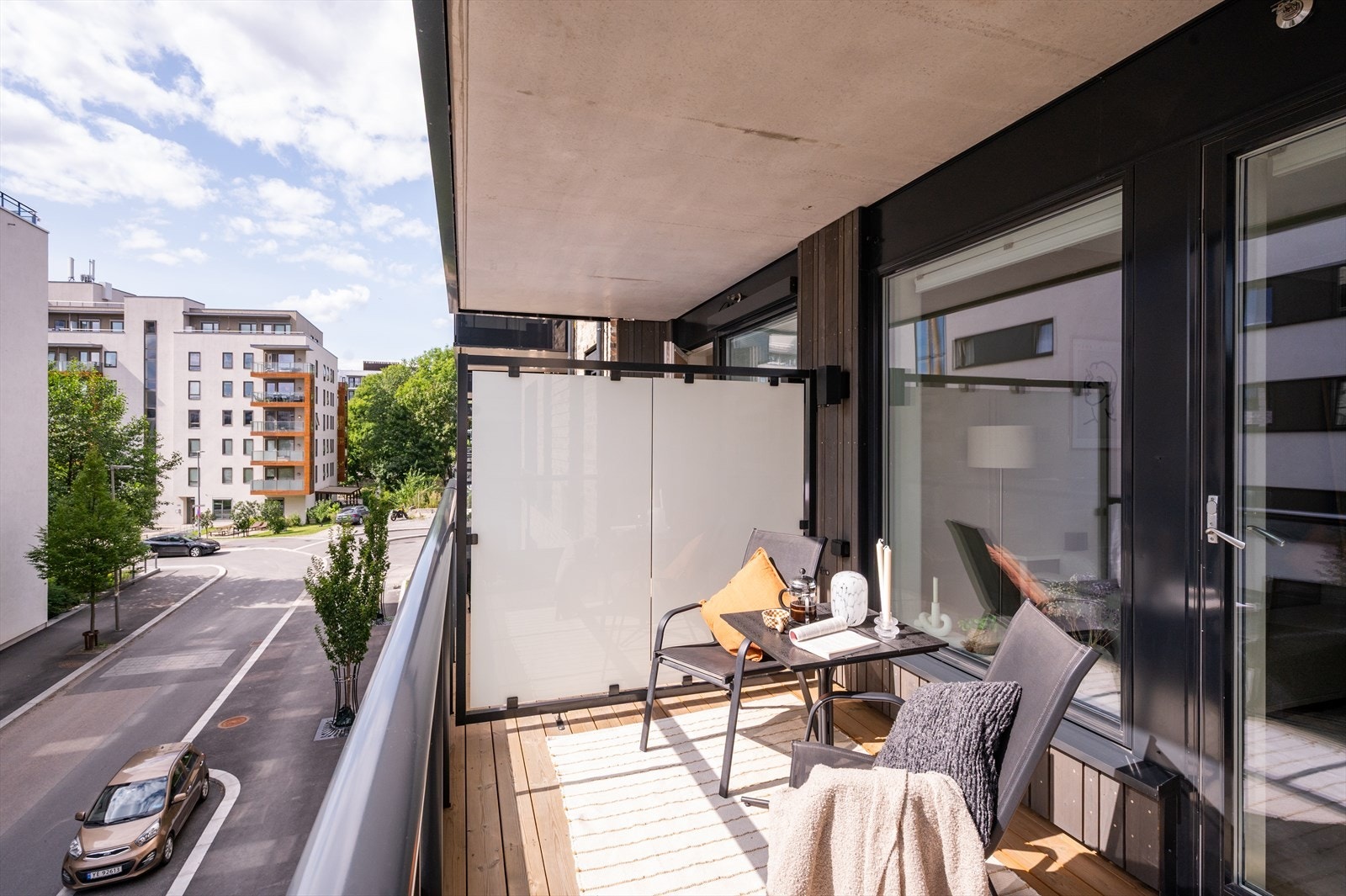 Bygget er nytt i 2024 og er sentralt plassert i forhold til offentlig transport og gode servicetilbud Galleribilde