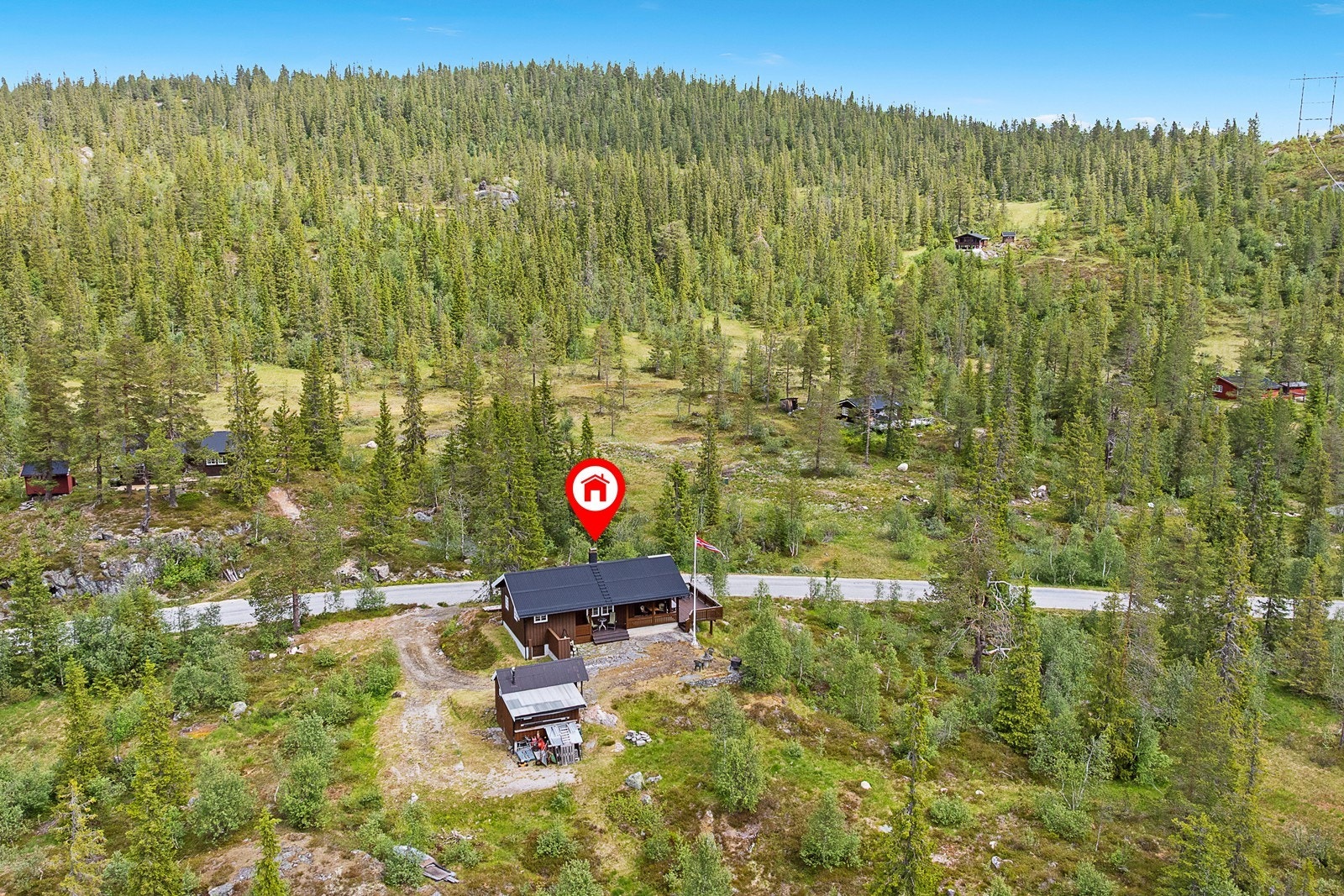 I nærområdet finnes det også flere badekulper - forfriskende og moro for både store og små. Galleribilde