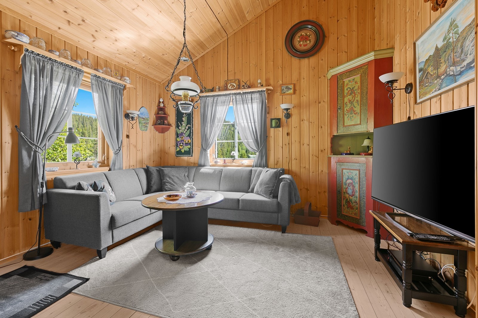 Det er tv via parabol fra Allente. Galleribilde