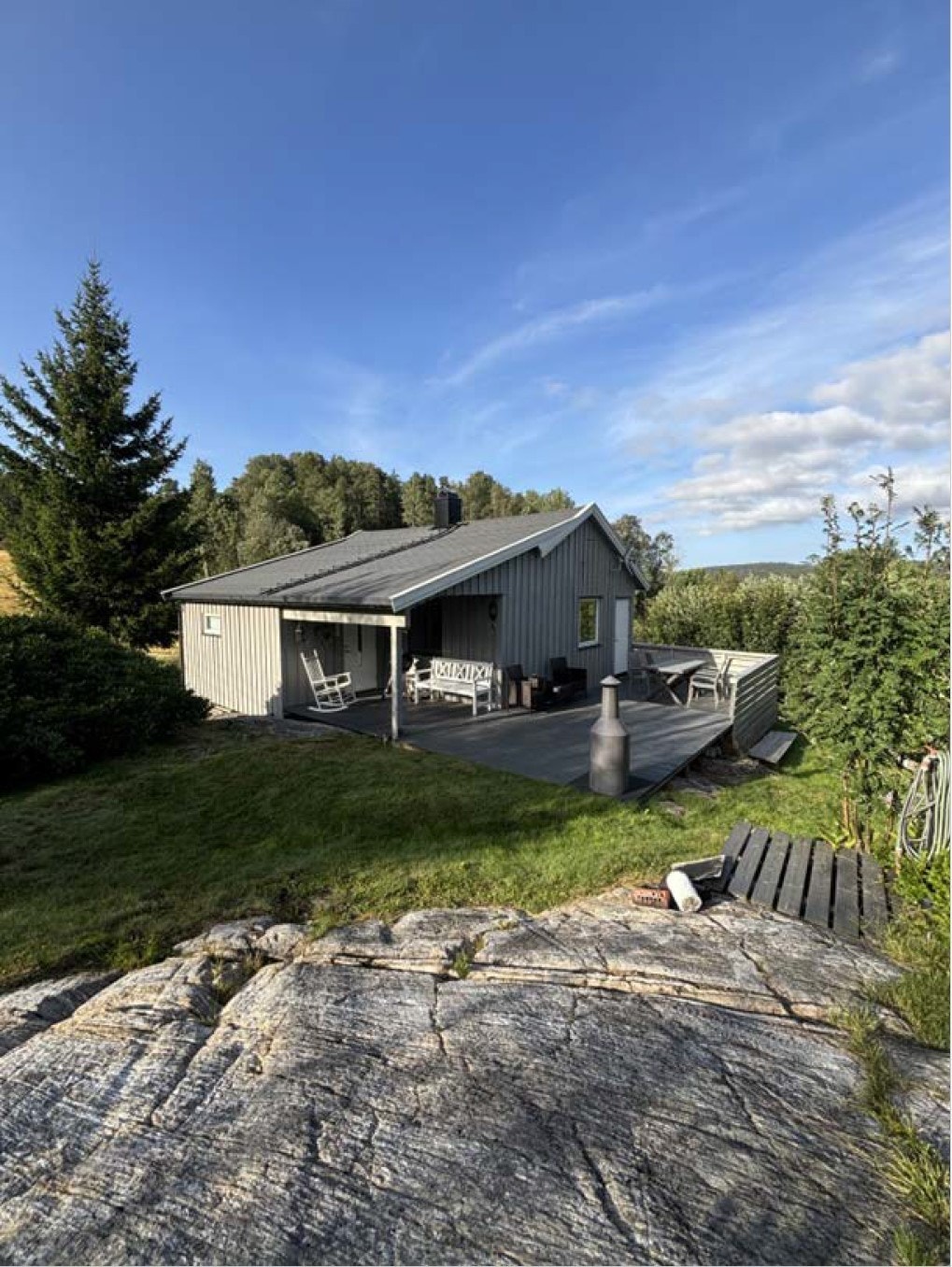 Montert takstige og blekk på pipe Galleribilde