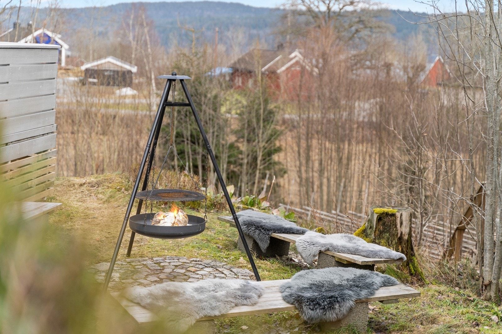 Fin bålplass til kos og hygge for hele familien! Galleribilde