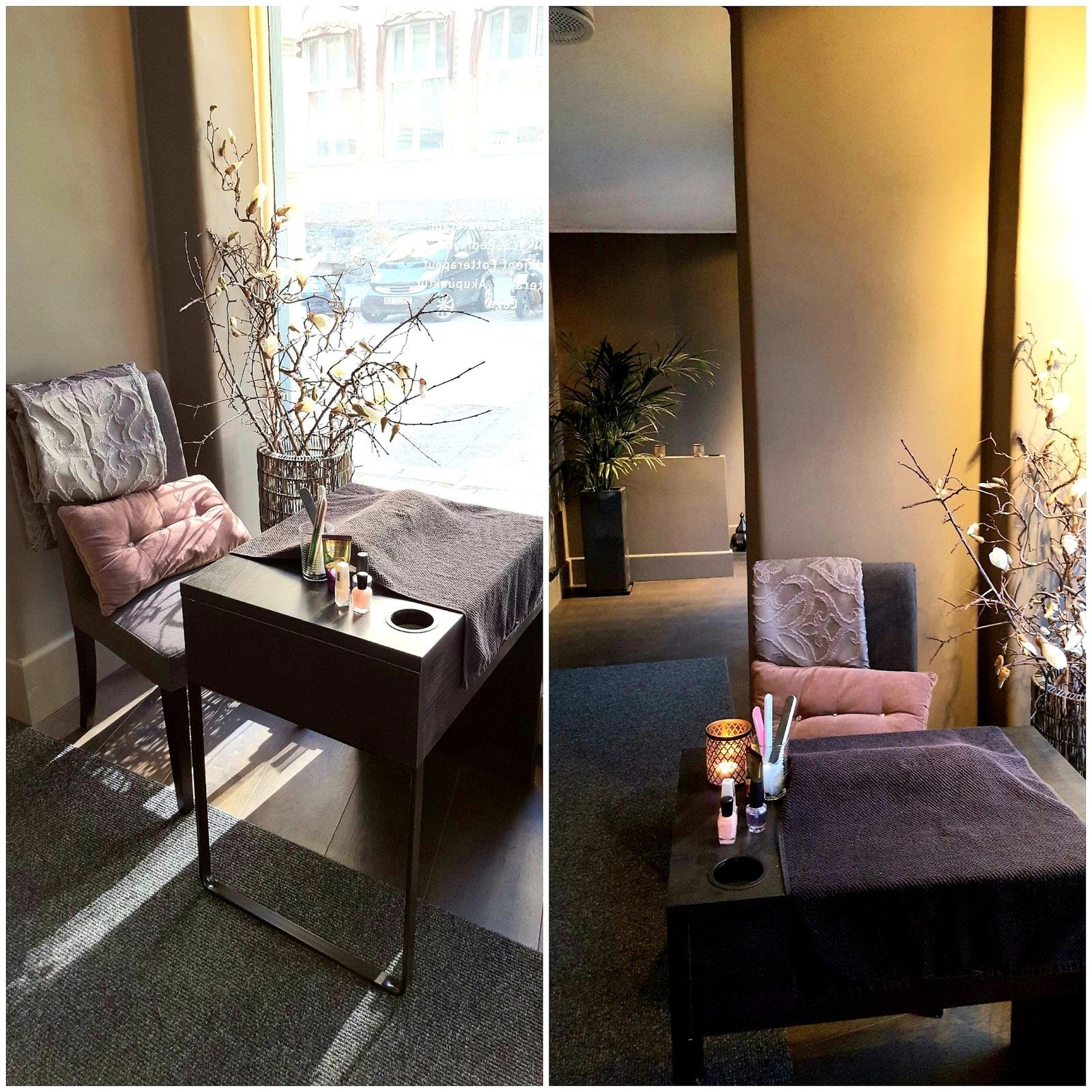 Plass for negldesigner i resepsjon Galleribilde