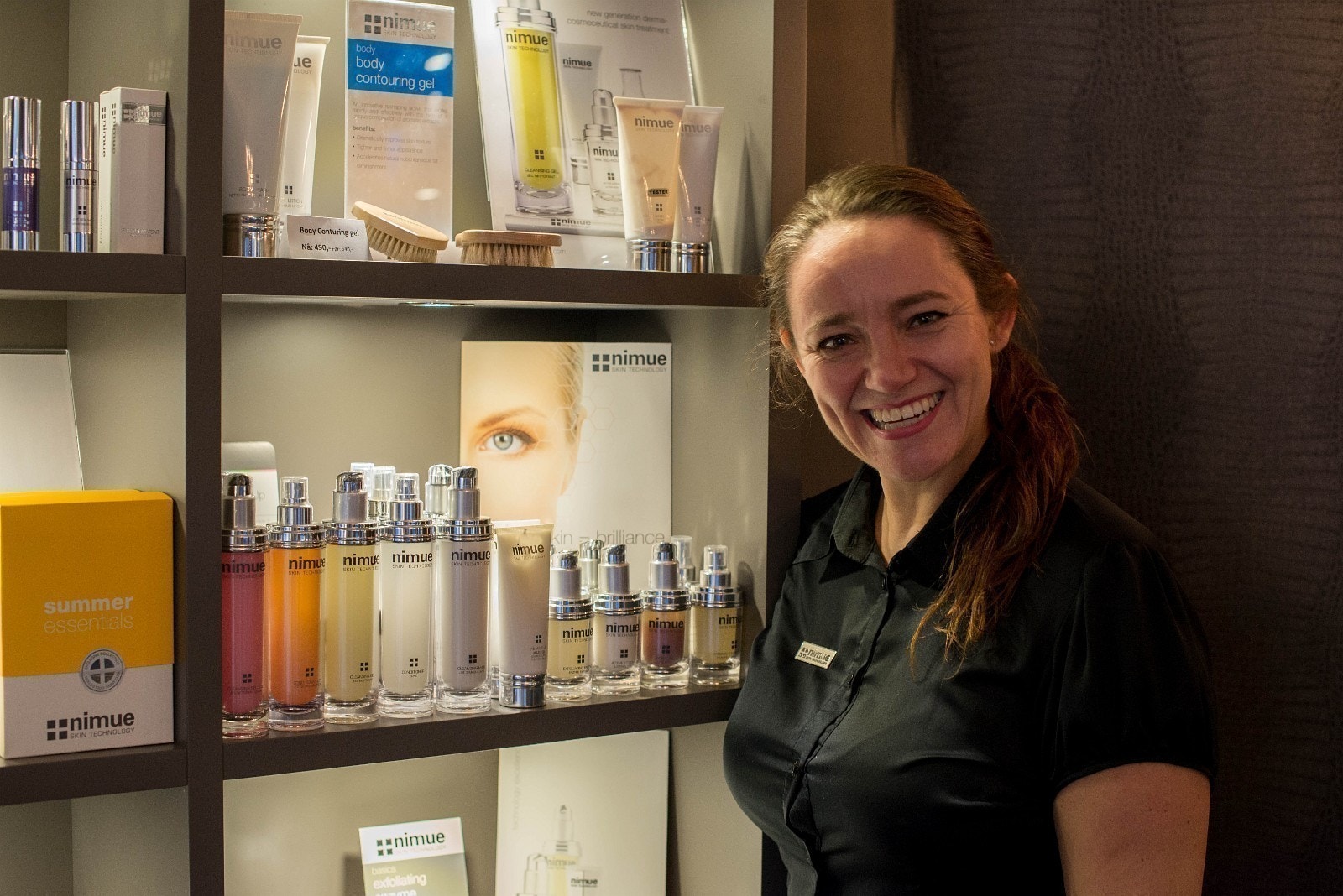 Produkt-hyllene på Nyt Galleribilde