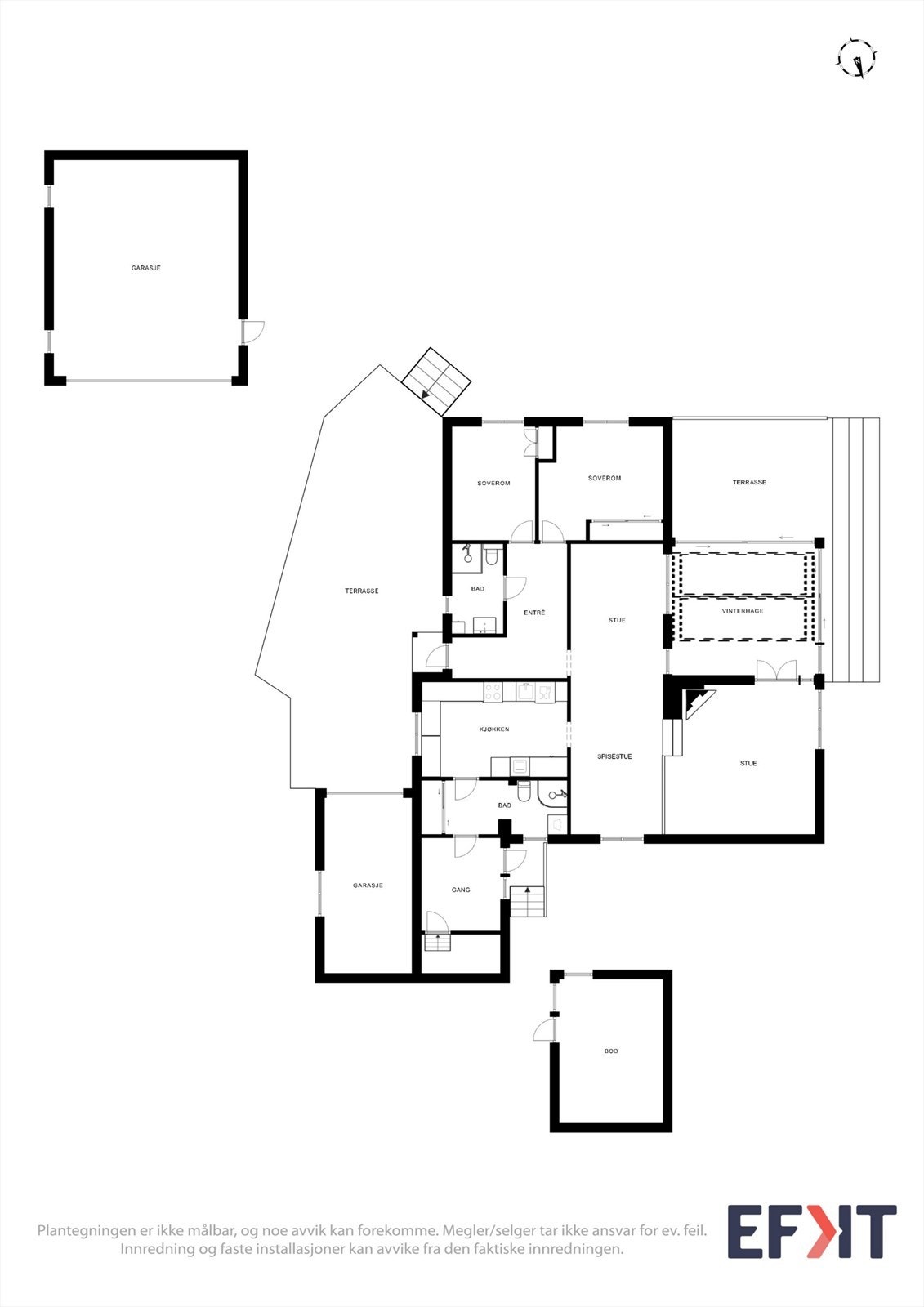Plantegning. Galleribilde