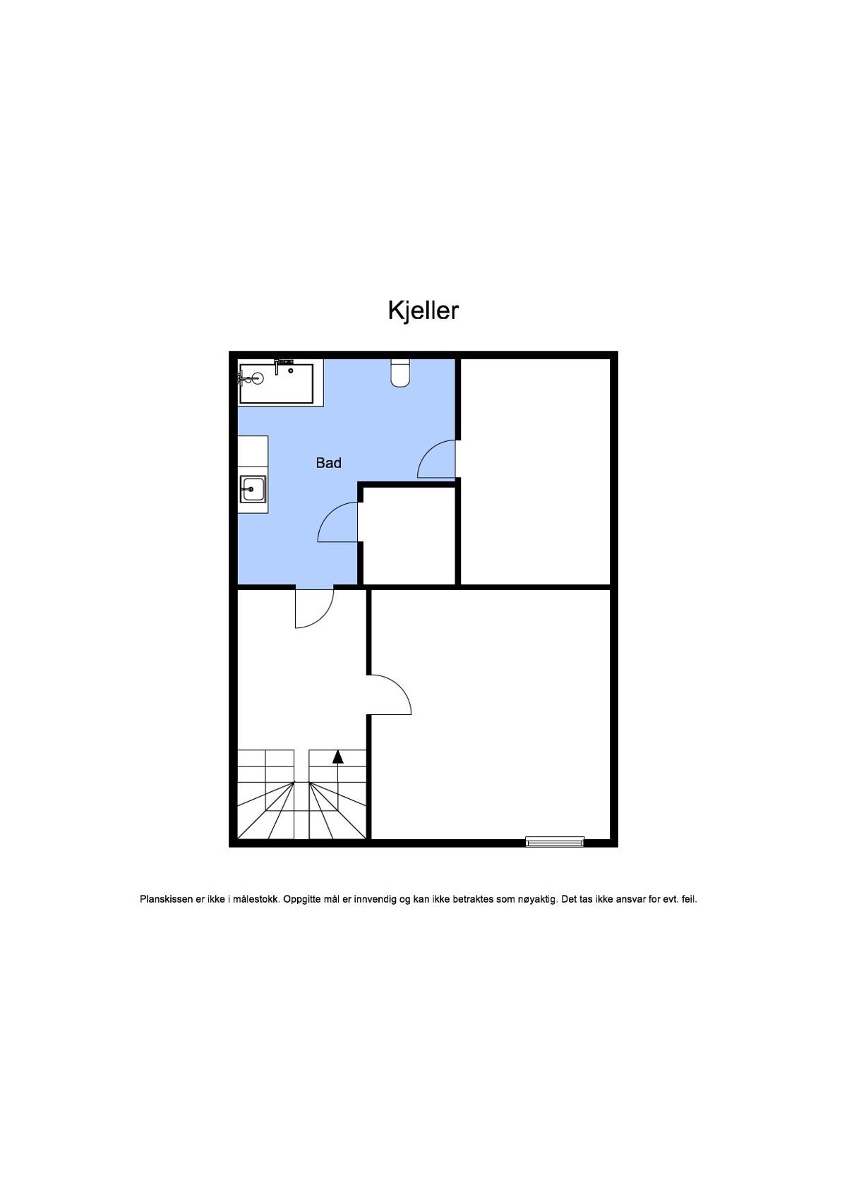 Plantegning kjeller Galleribilde