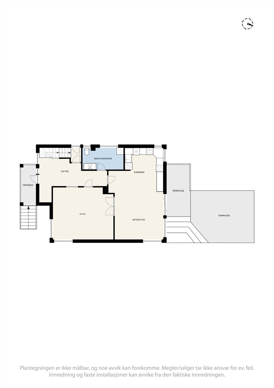 Plantegning 1. etasje Galleribilde
