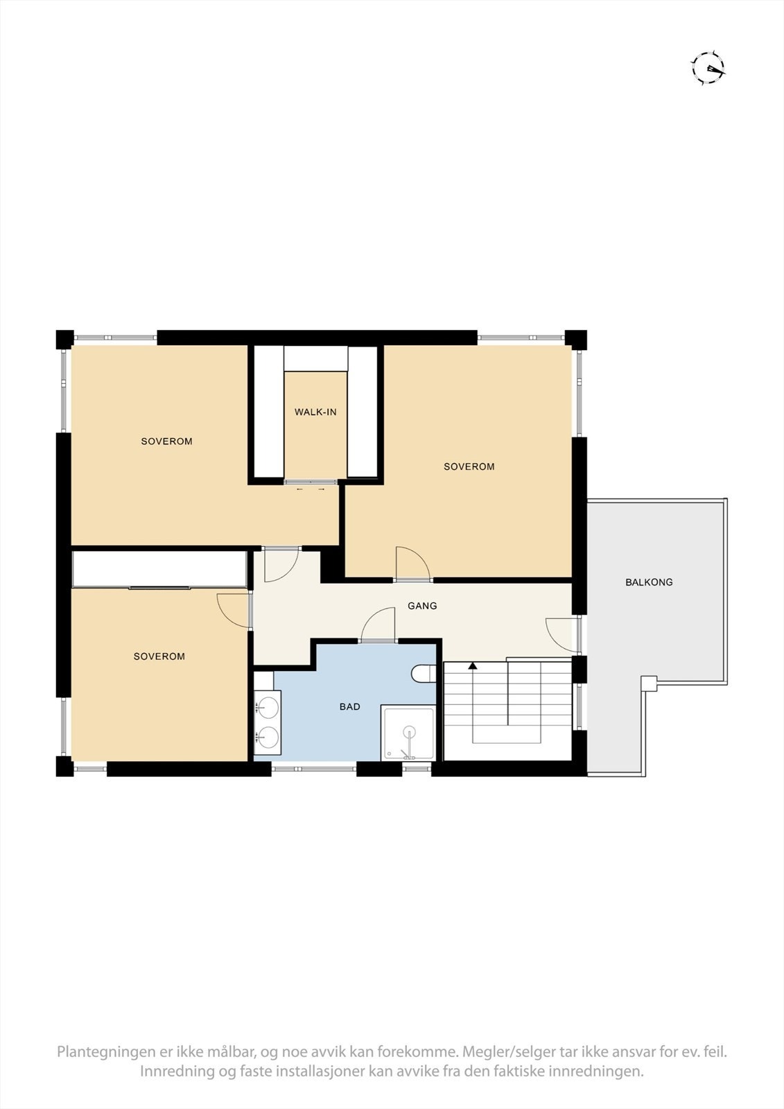 Plantegning 2. etasje Galleribilde