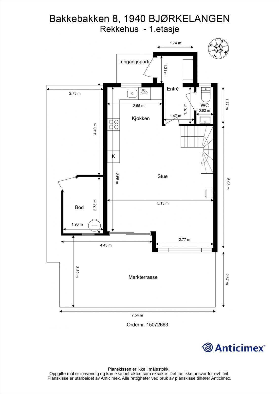 Plantegning - 1. etasje Galleribilde