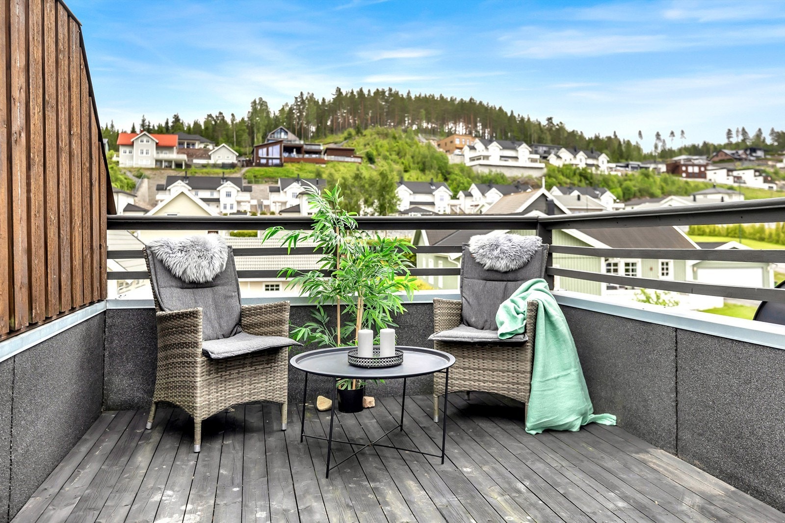 Her ligger alt til rette for å nyte de deilige sommerdagene. Galleribilde