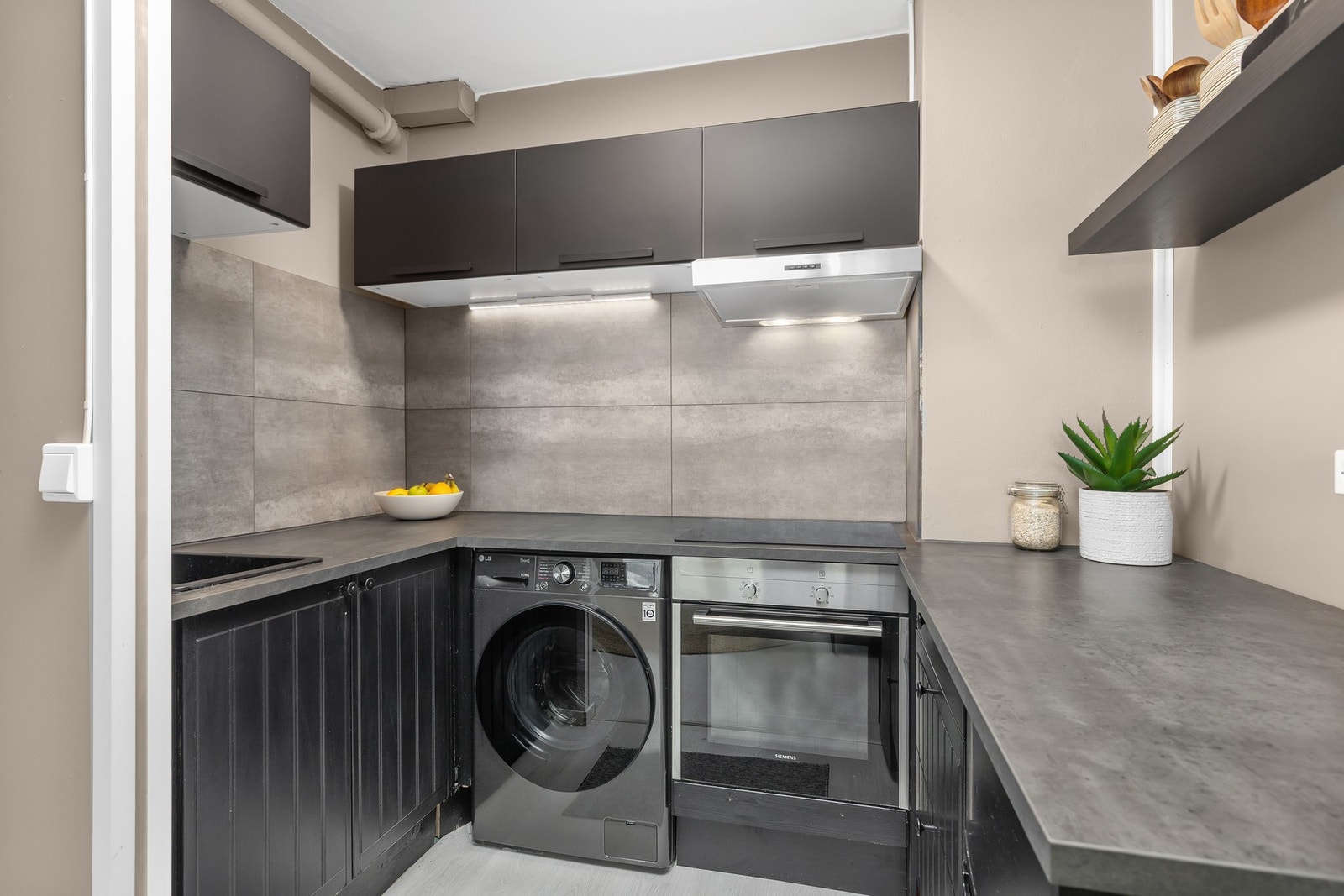 Lekkert kjøkken på 3,7 kvm. Galleribilde