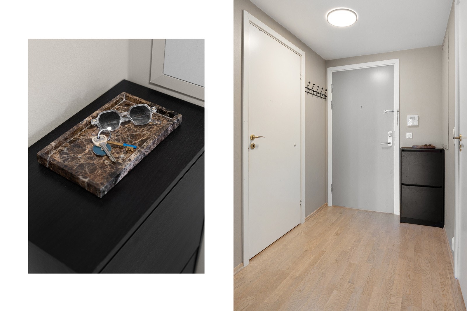 Entré med garderobeplass og oppheng til yttertøy. Galleribilde