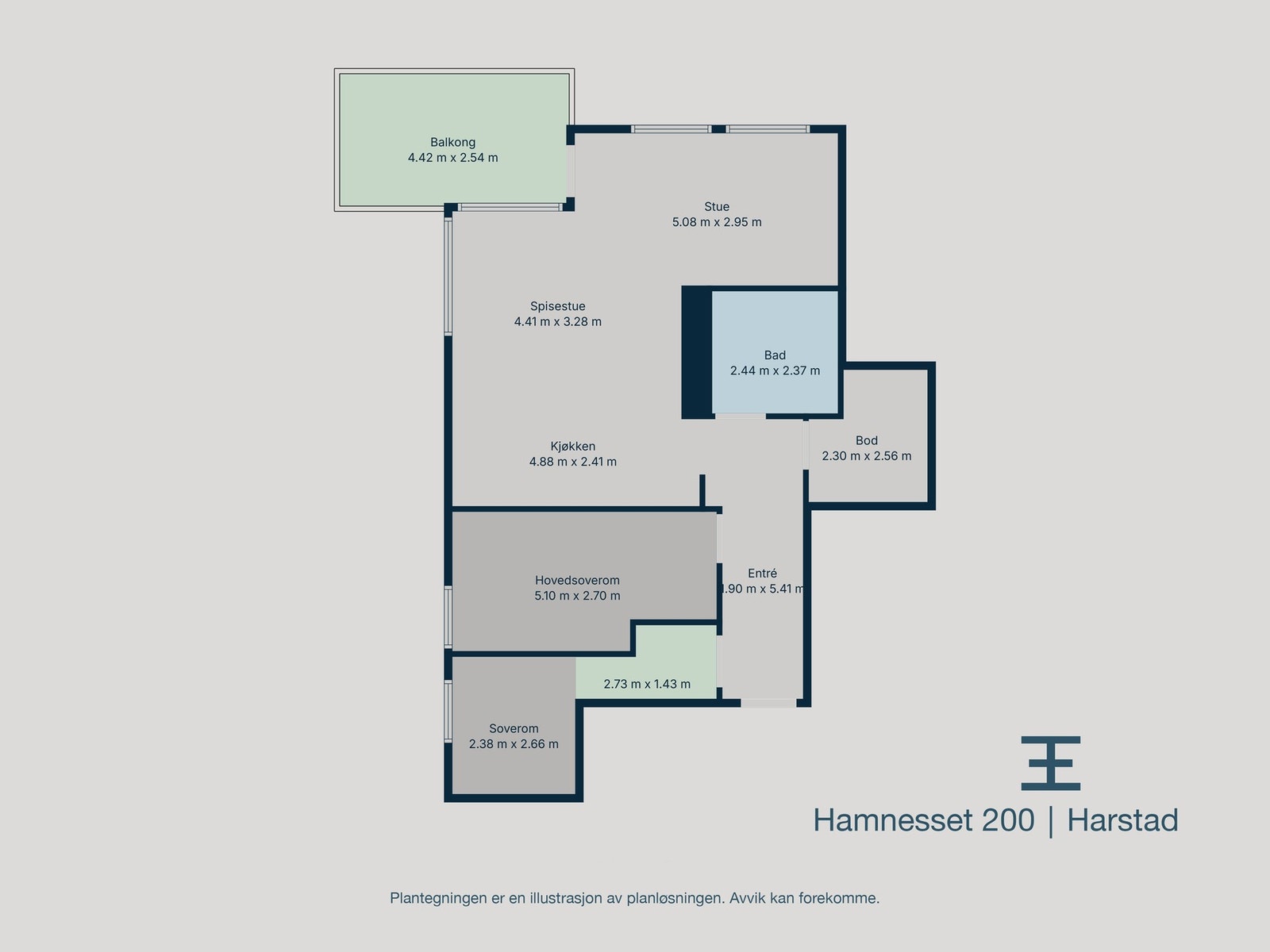 Plantegning Galleribilde