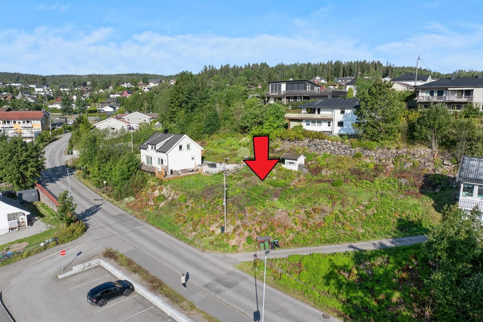 Boligtomt på 901 m2 med sentral beliggenhet på Hagan Galleribilde