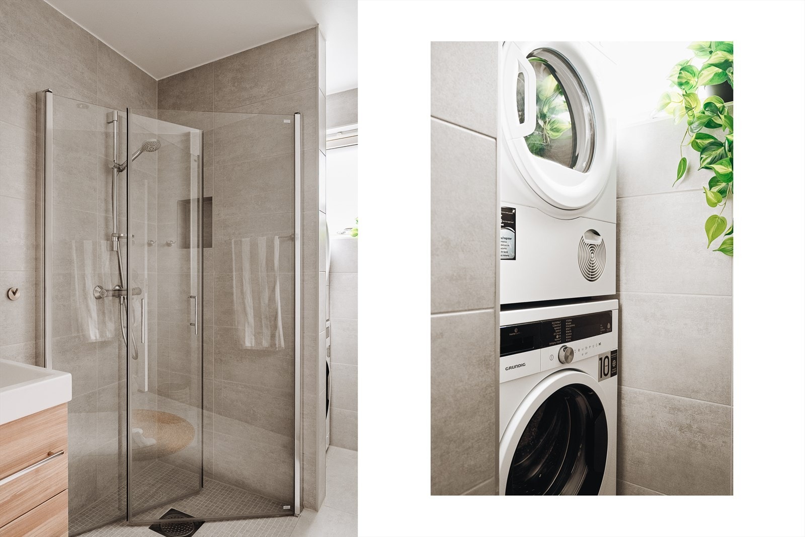 - Vaskemaskin og tørketrommel medfølger til glede for ny eier - Galleribilde