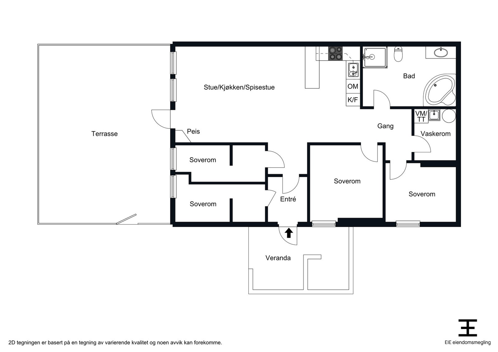 Planskisse Galleribilde