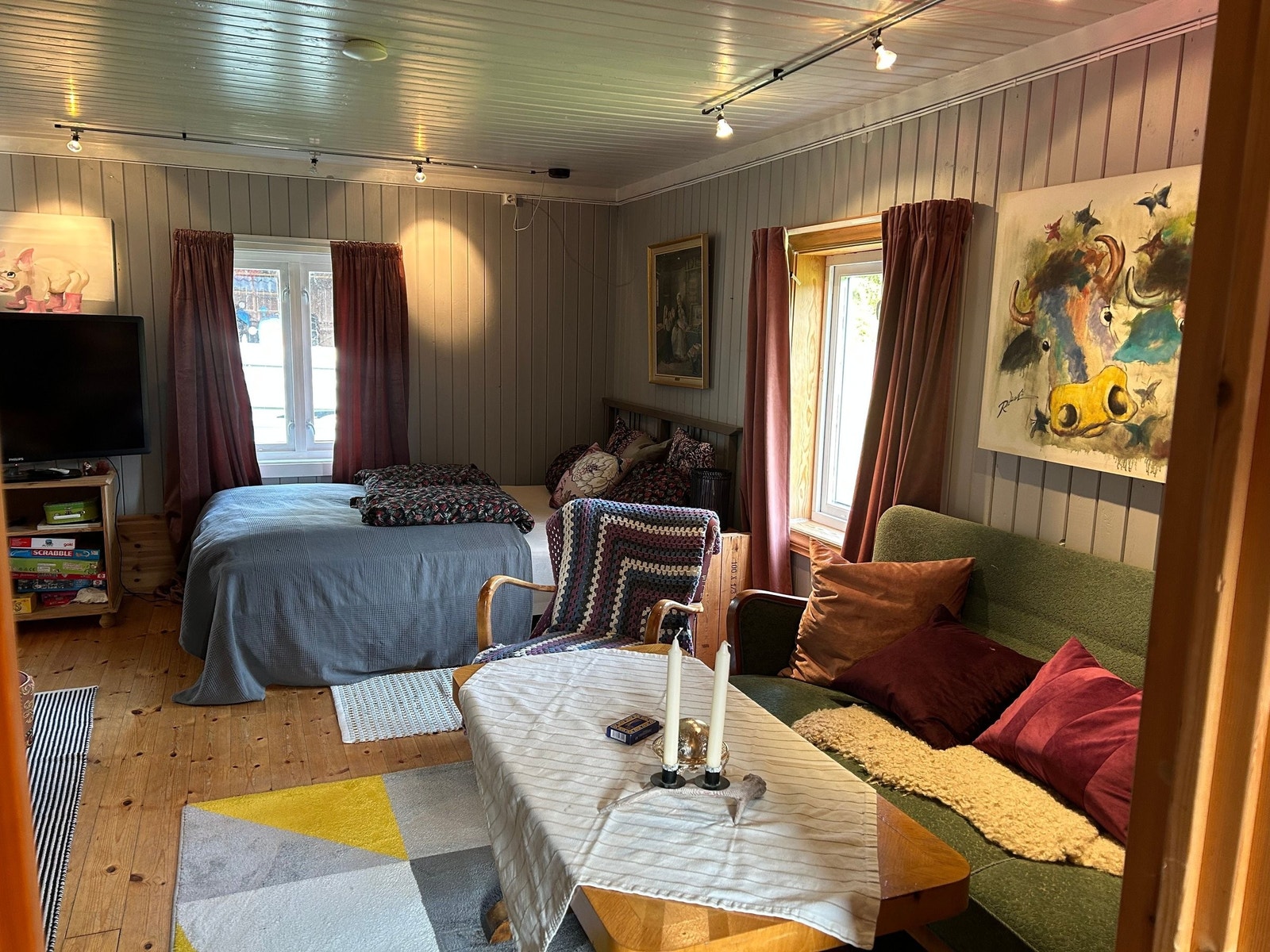 Stue i anneks Galleribilde