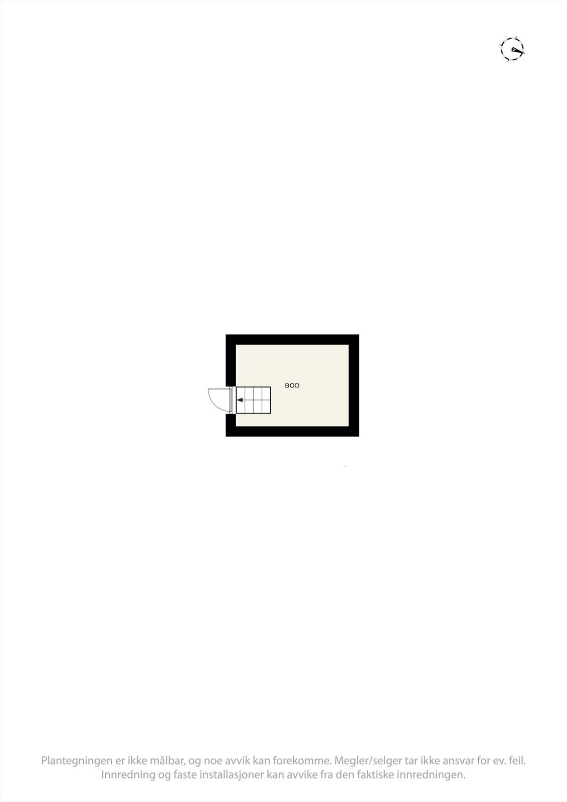 Utvendig bod. Galleribilde