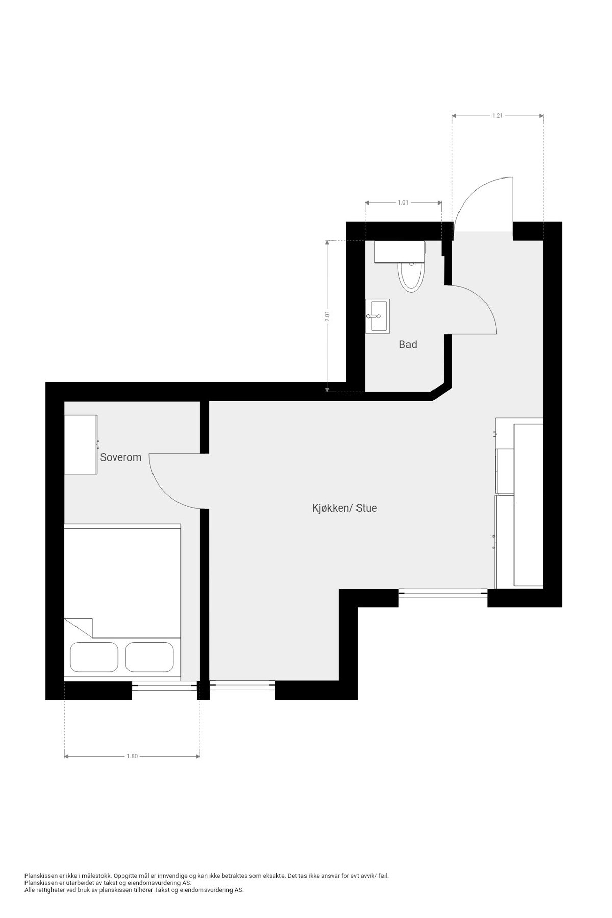 Plantegning Galleribilde