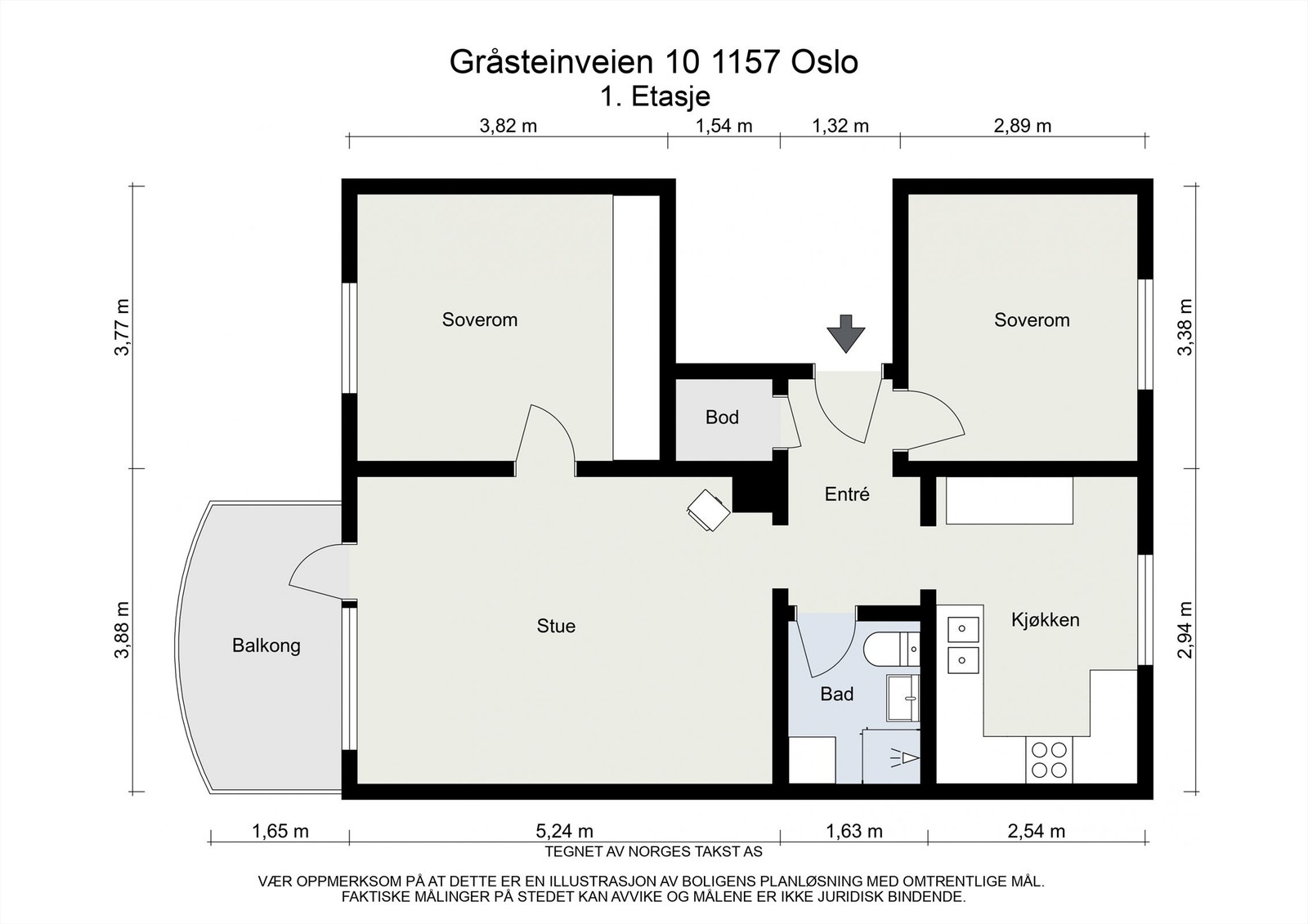 Gråsteinveien 10 1157 Oslo - 1. Etasje Galleribilde