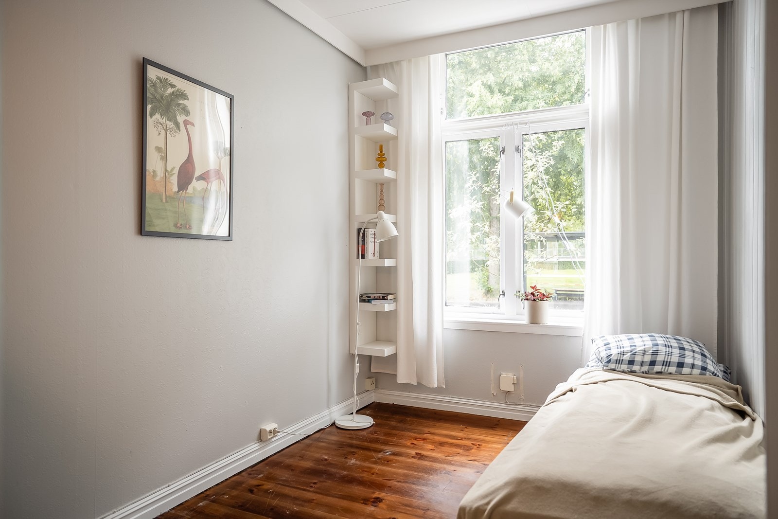 Det andre soverommet strekker seg over 7,5m². Galleribilde