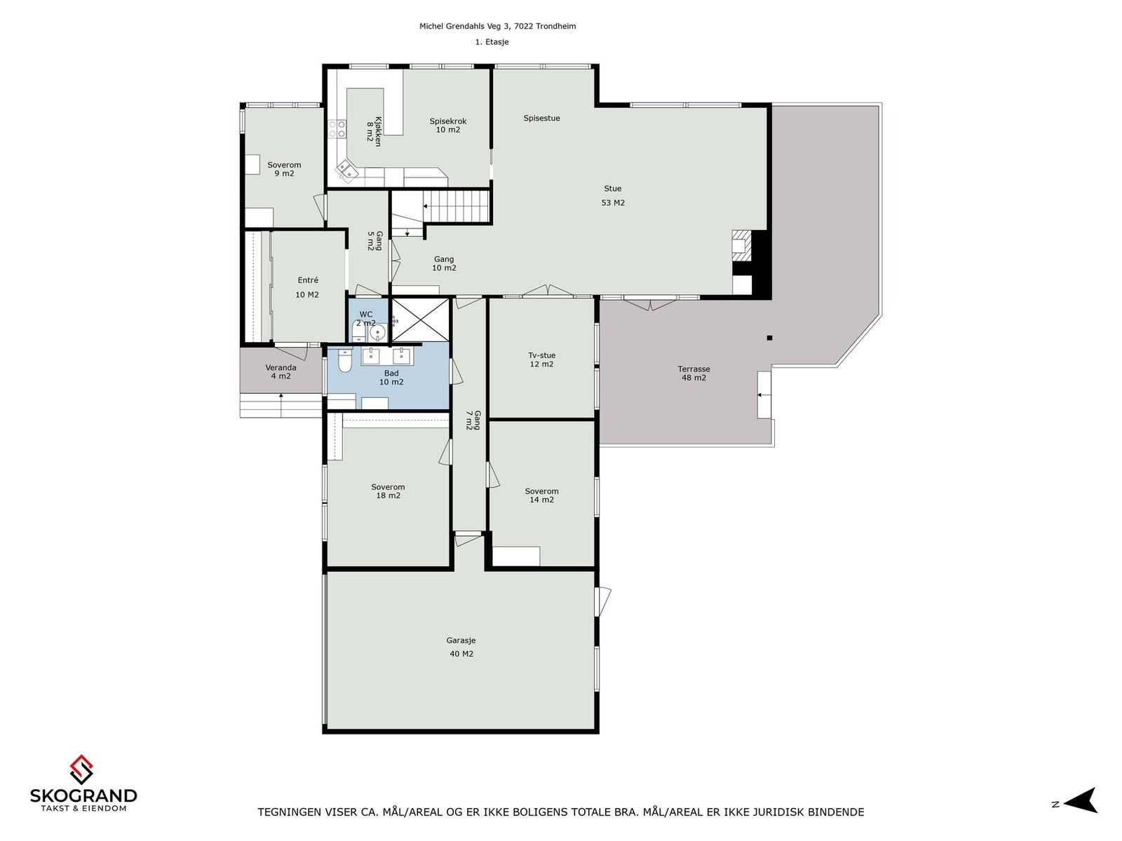 Planskisse. Galleribilde