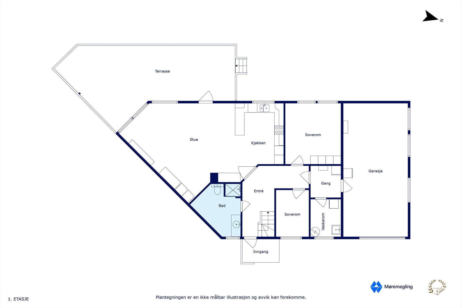 Plantegning Galleribilde