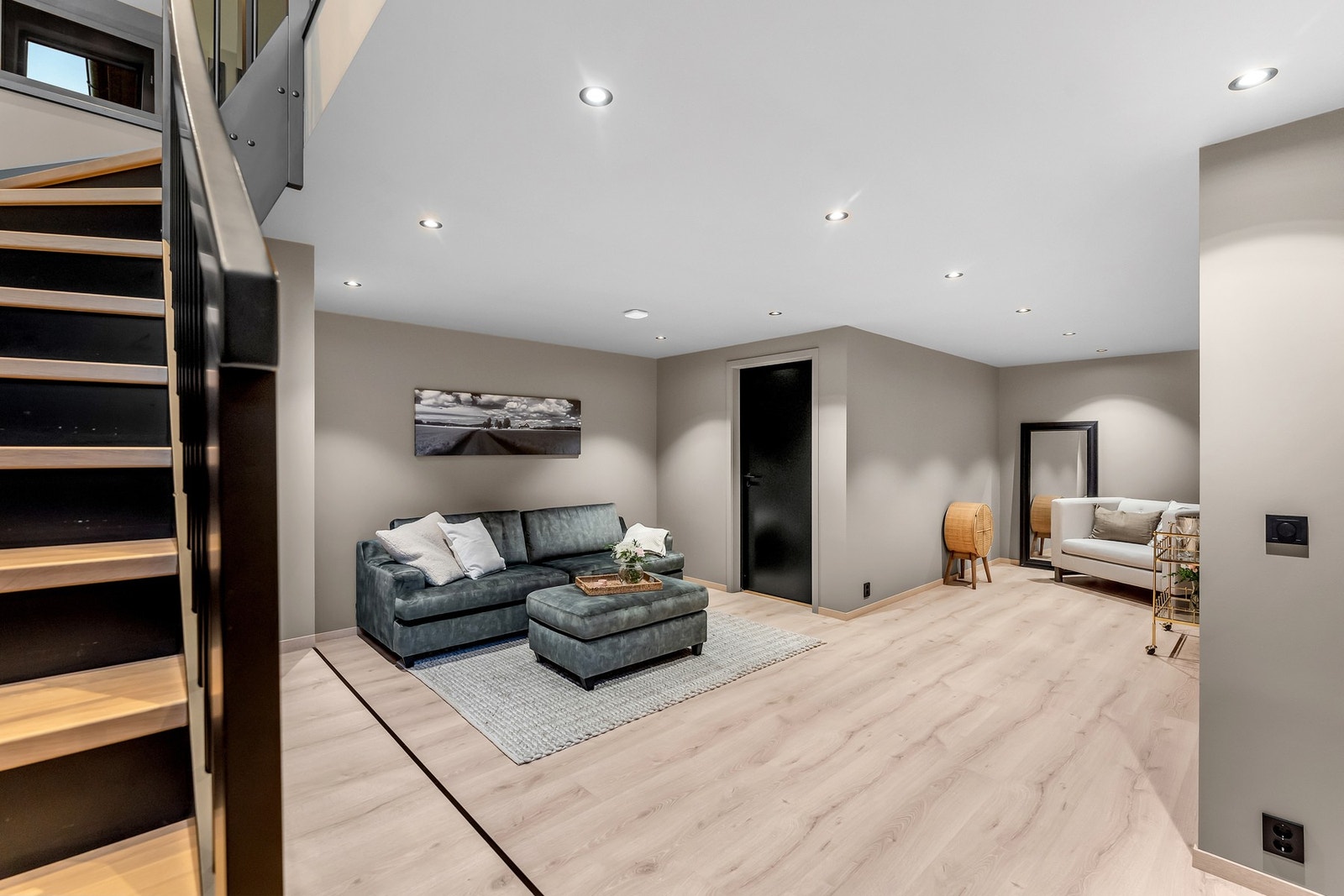 I trapperommet i kjelleren har man stort potensiale Galleribilde