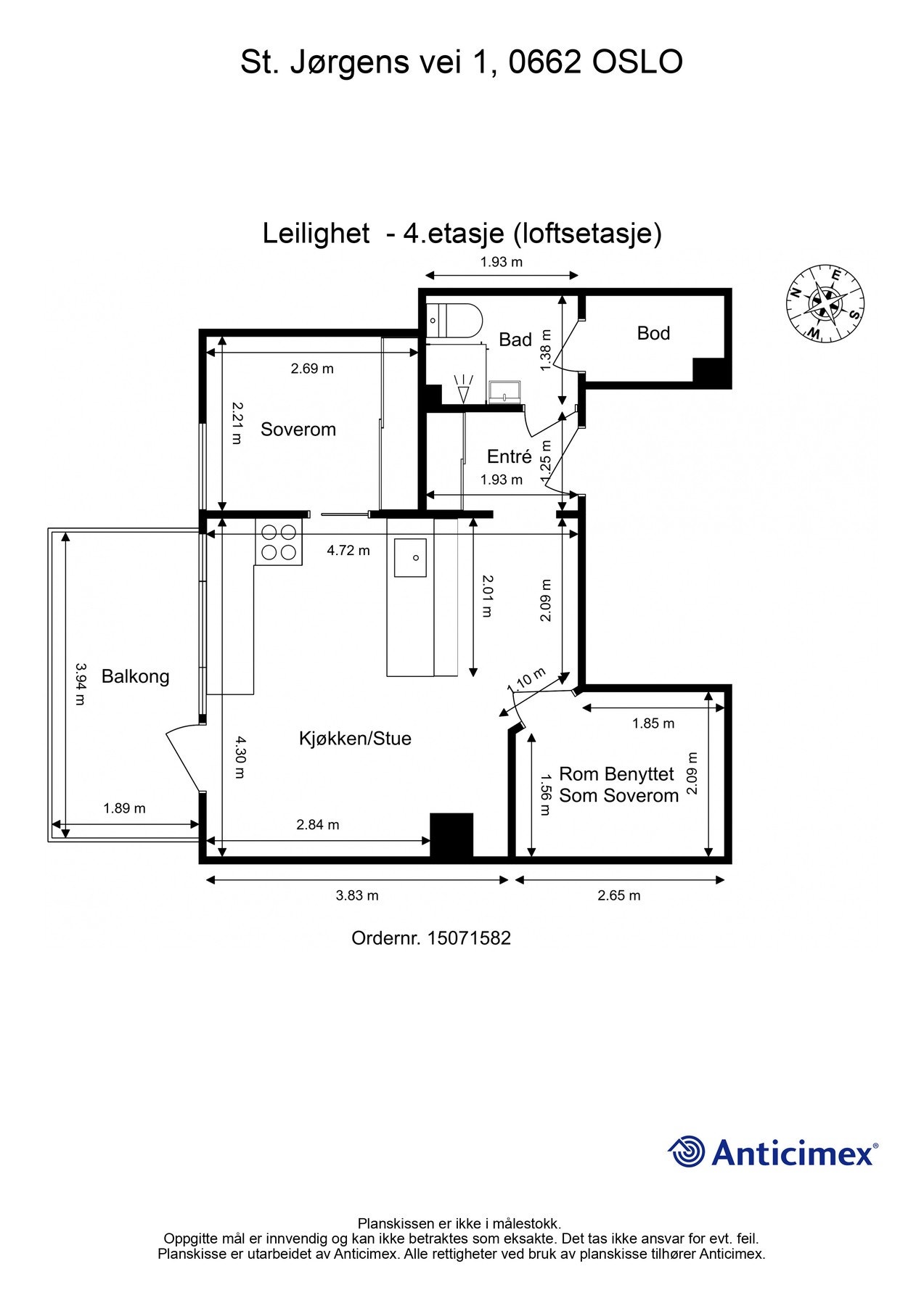 Plantegning Galleribilde