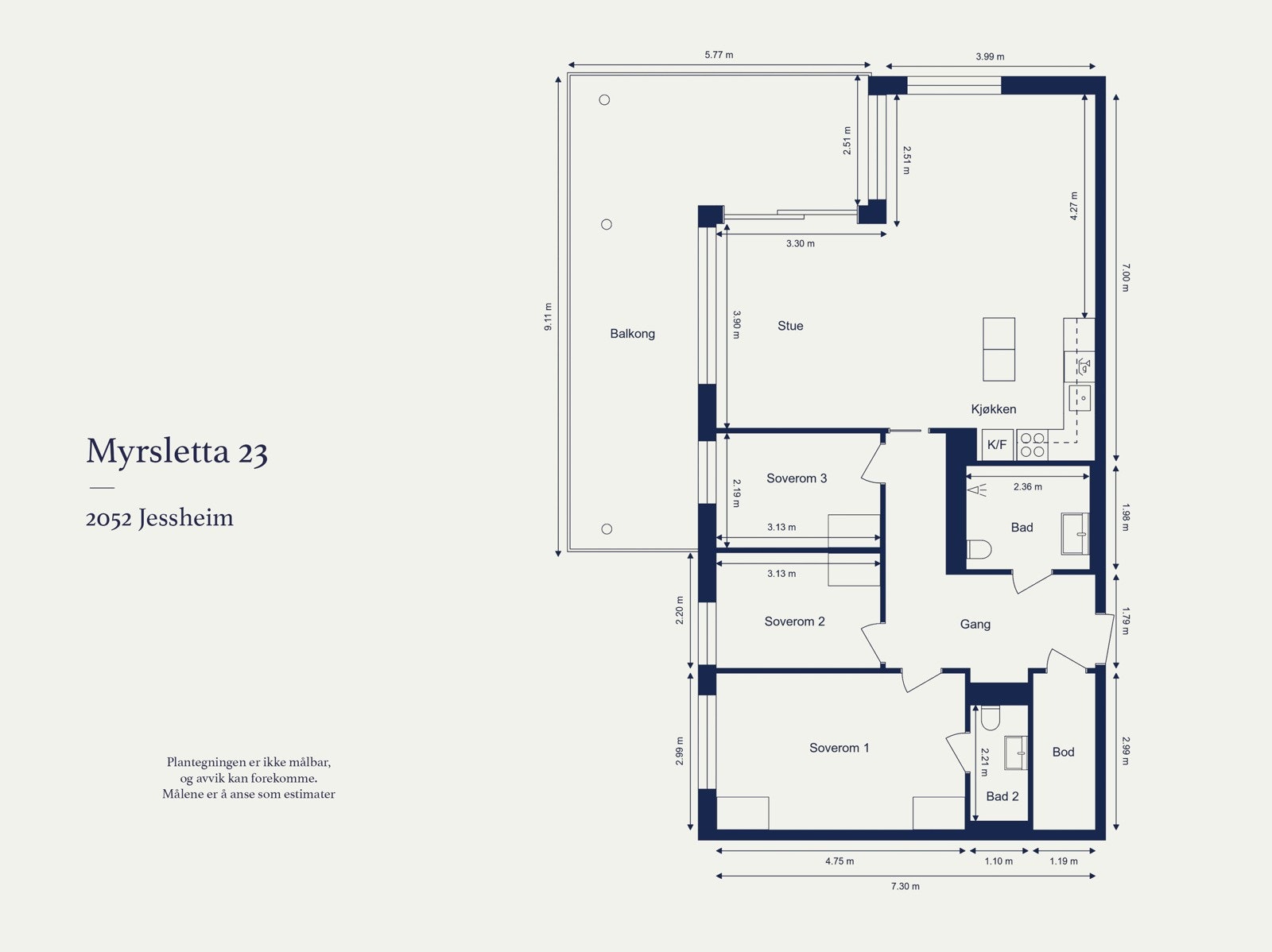 Plantegning | 6. etasje med felles heisadkomst. Galleribilde