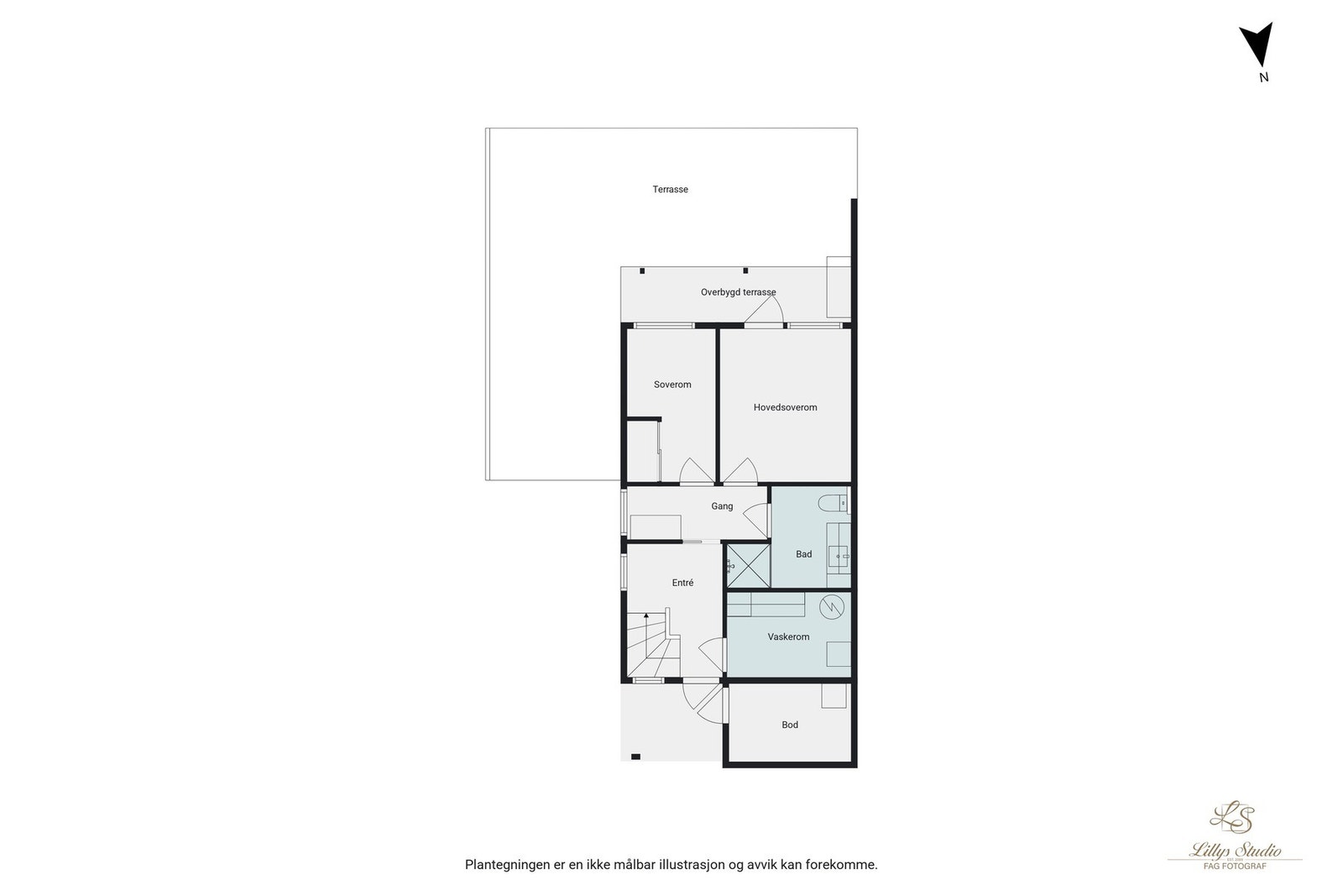 Plantegning 1. etasje. Galleribilde