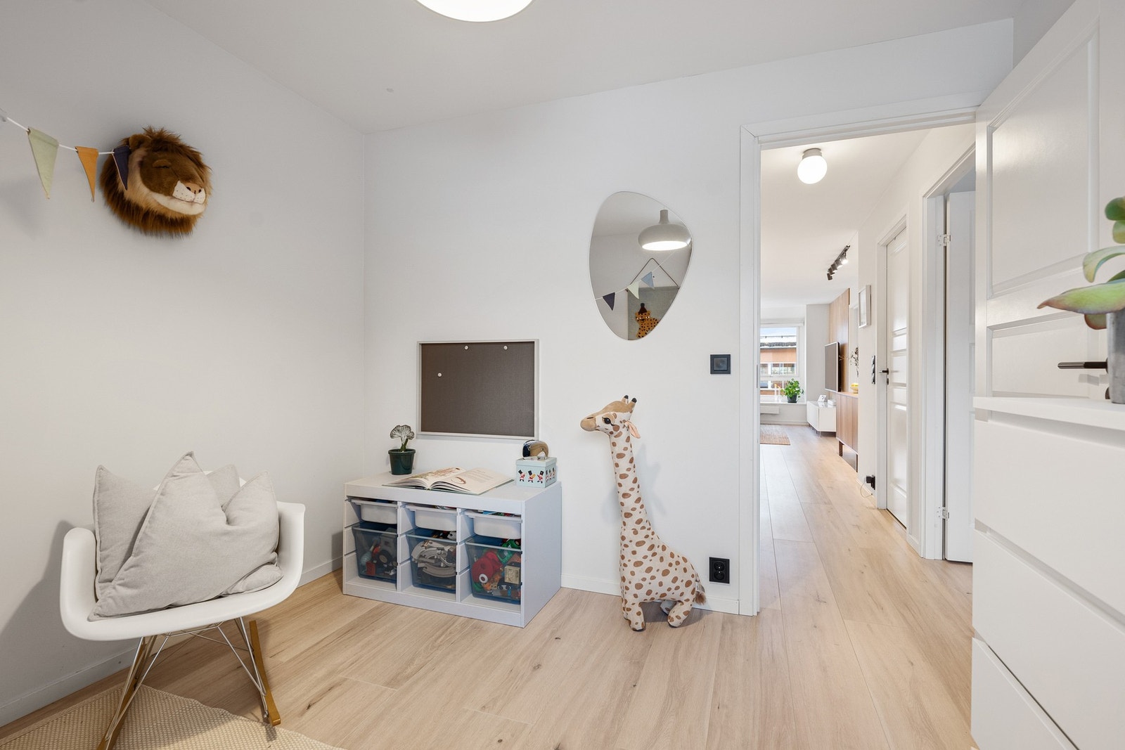 Rommene passer godt som både barnerom, gjesterom eller kontor. Galleribilde