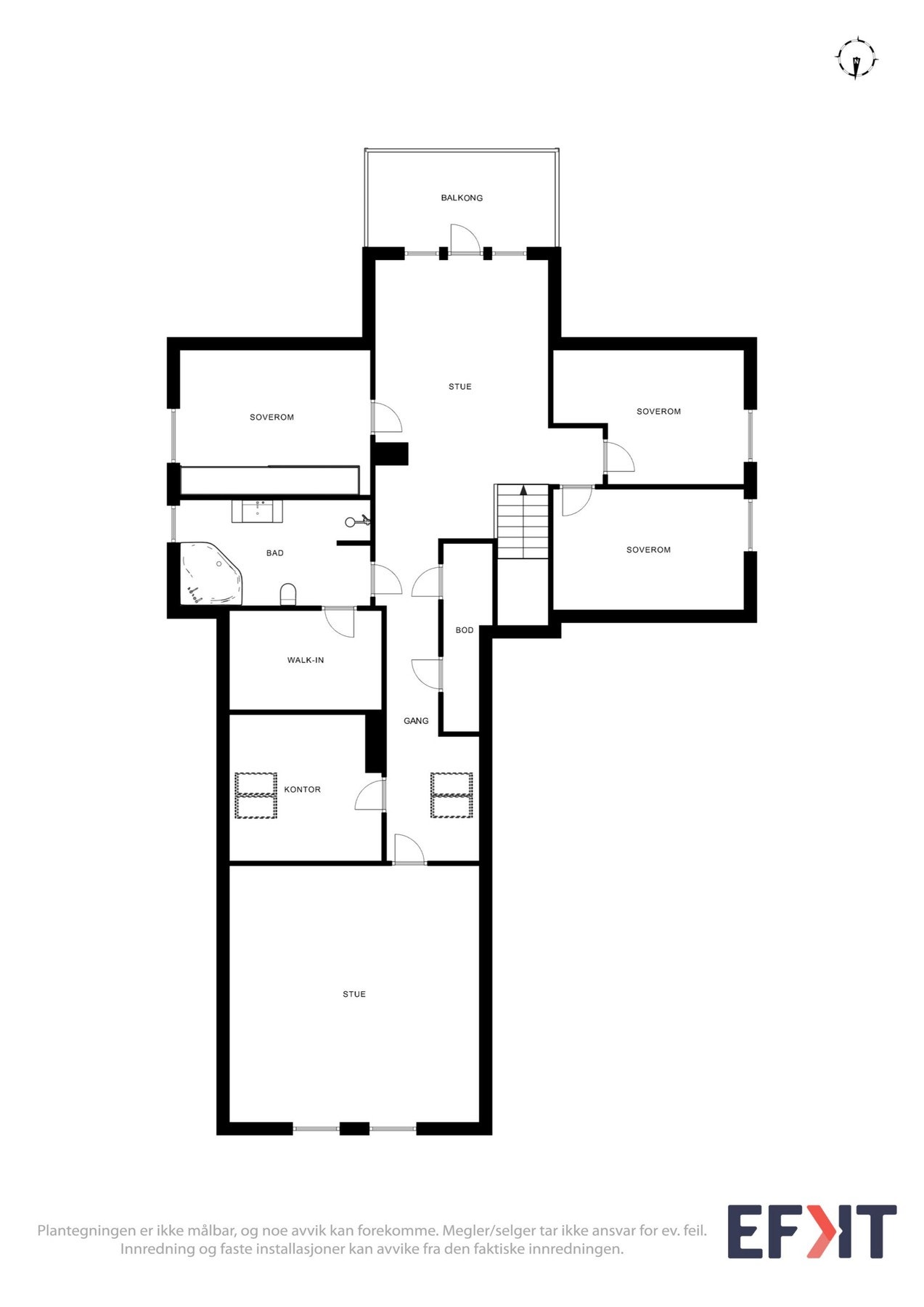 Planskisse - 2.etasje. Galleribilde
