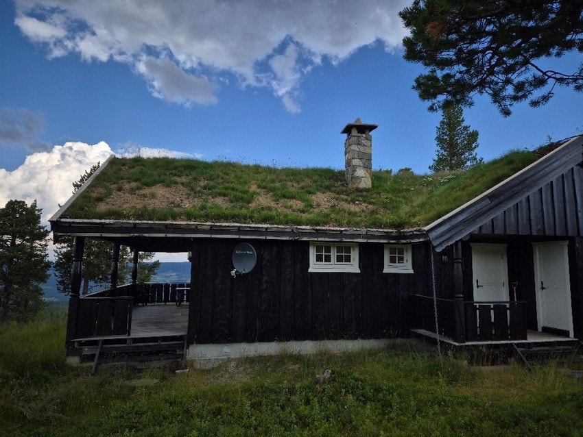 Veranda og inngangsparti er overbygget. Galleribilde