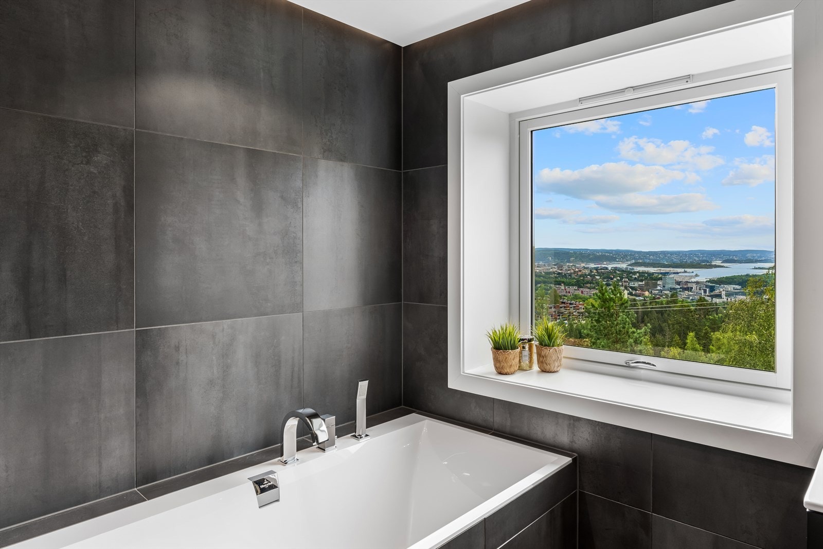 Nydelig utsikt fra badet. Galleribilde