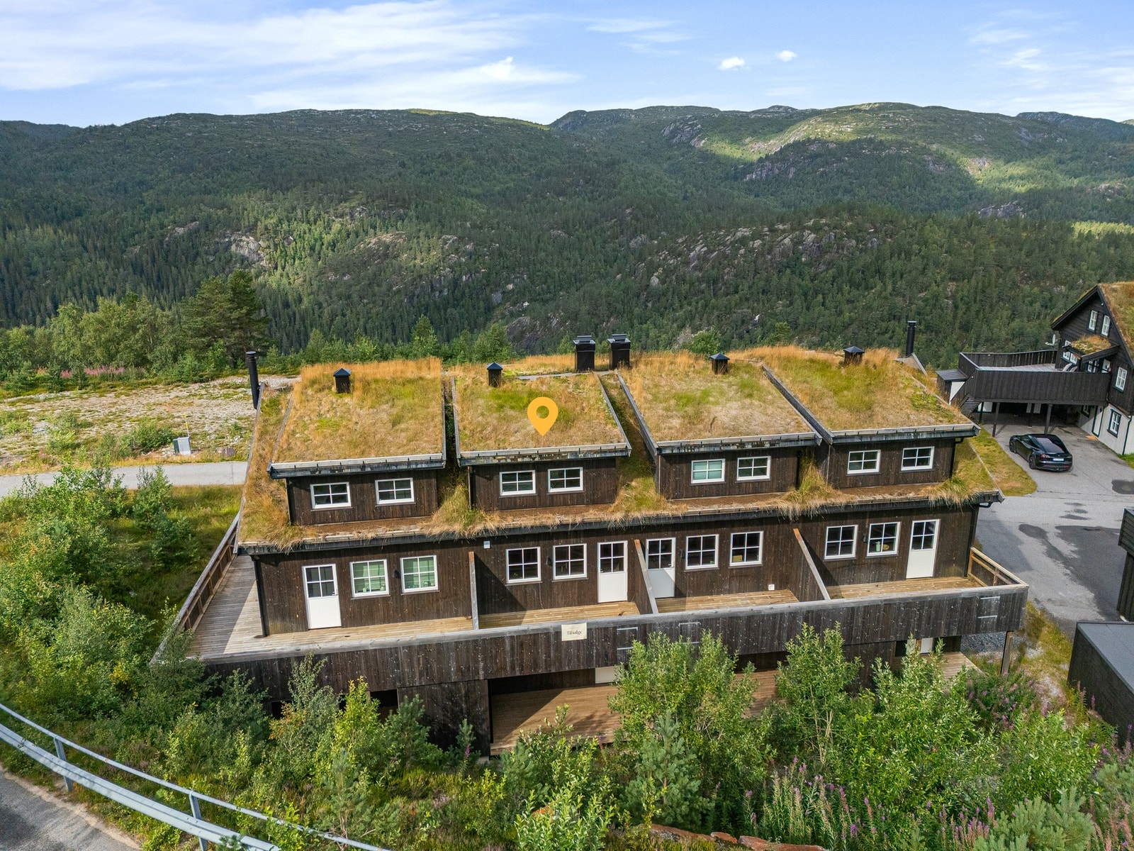 Hyttas fasade Galleribilde