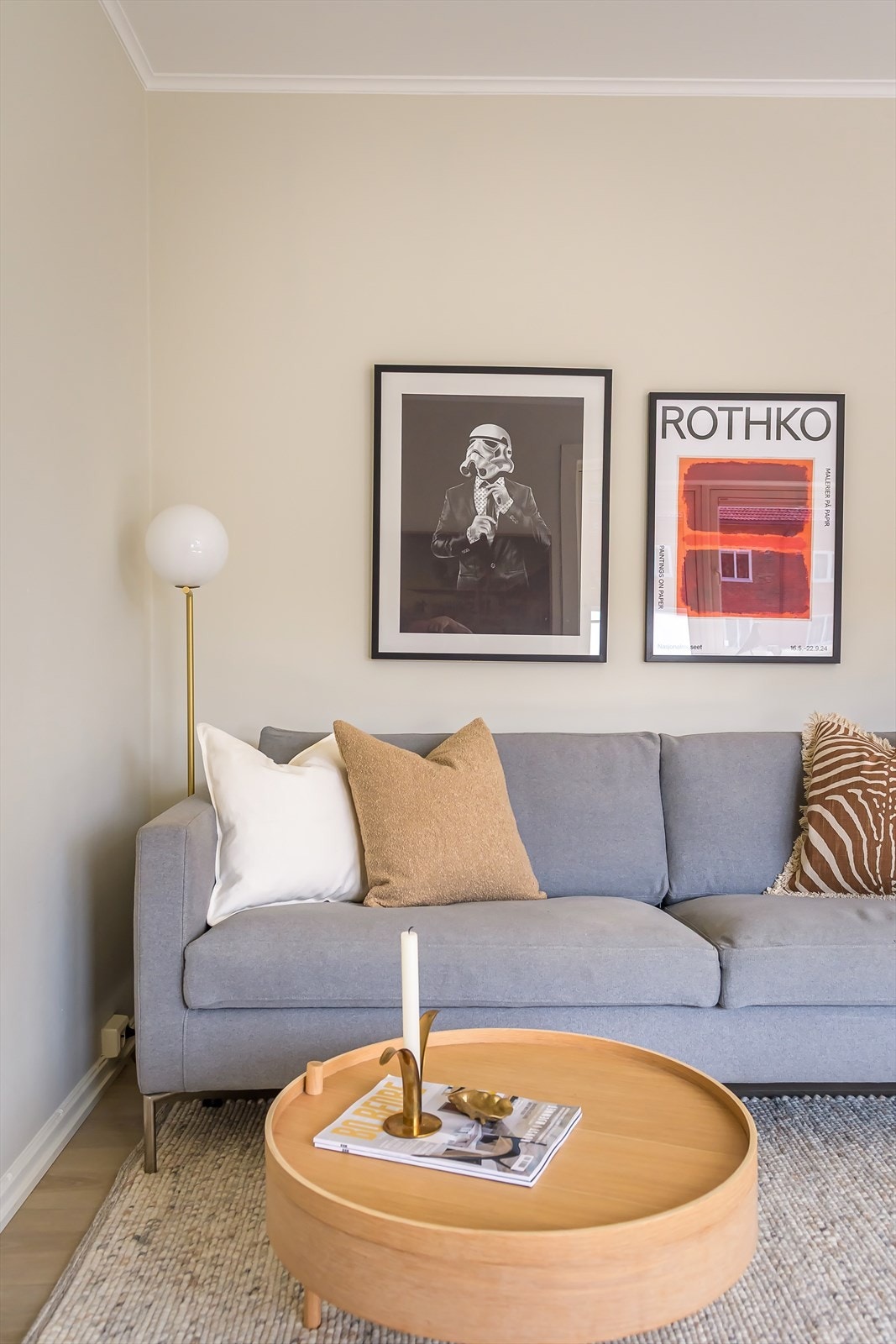 I 2023 ble det lagt nytt, lyst laminatgulv, og veggene ble malt i en delikat farge Galleribilde