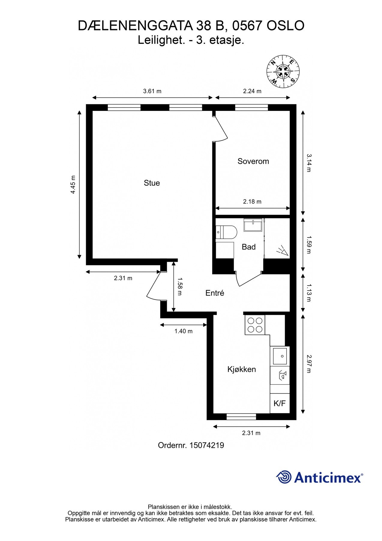 Plantegning. Galleribilde