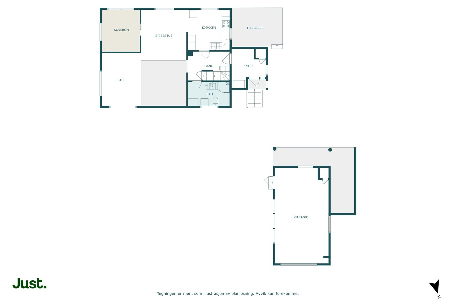 Planskisse hovedplan.