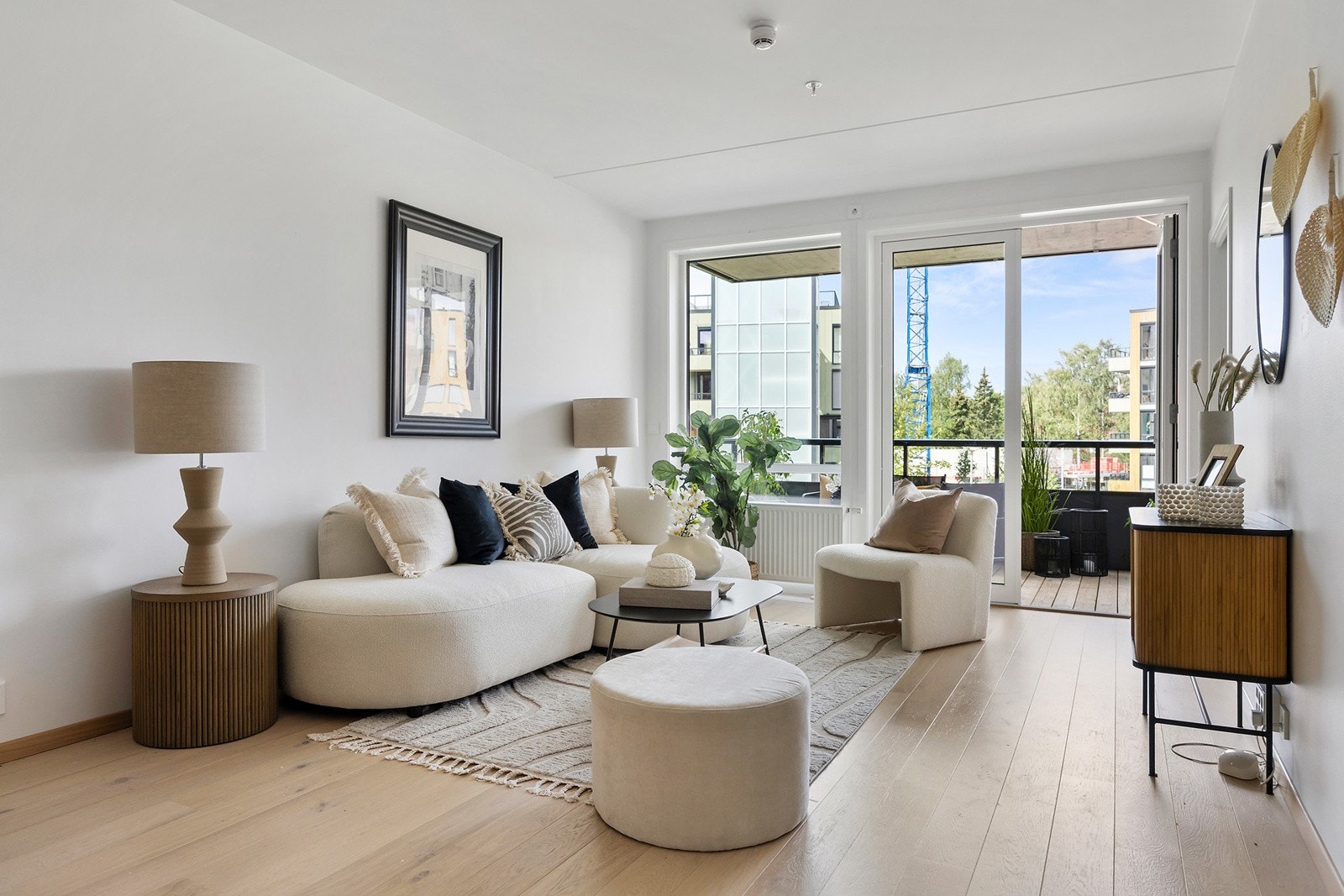 Fra stuen er det utgang til nordvestvendt balkong Galleribilde