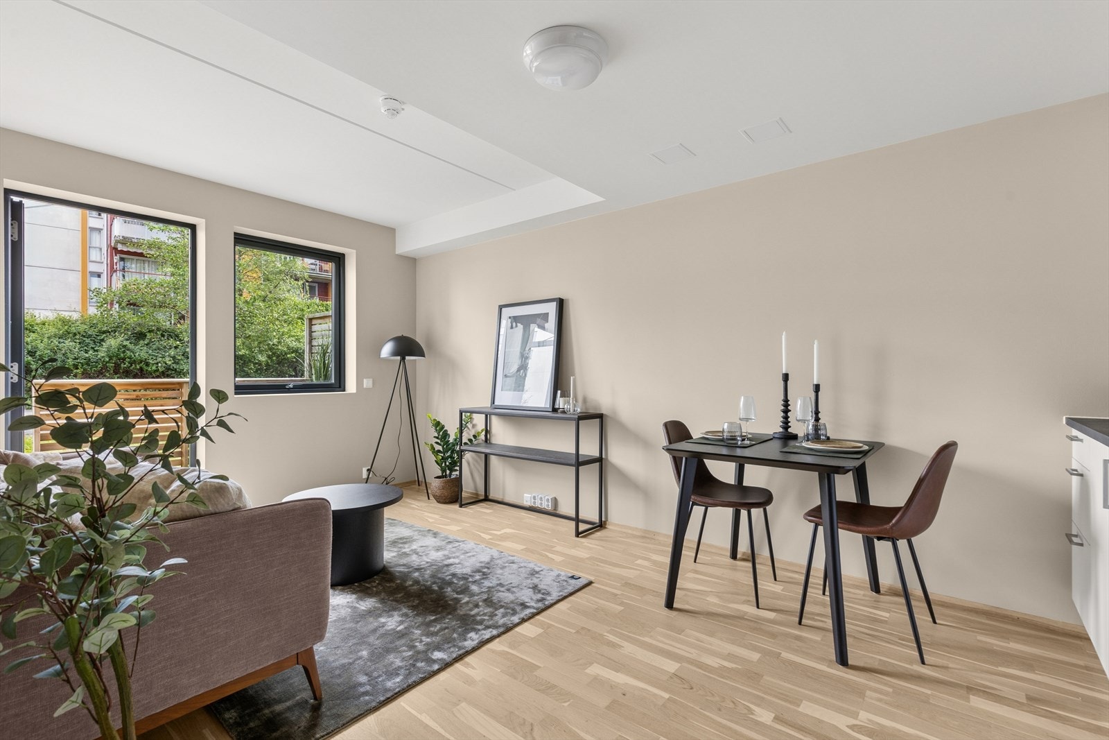 Stue/kjøkken i underetg Galleribilde