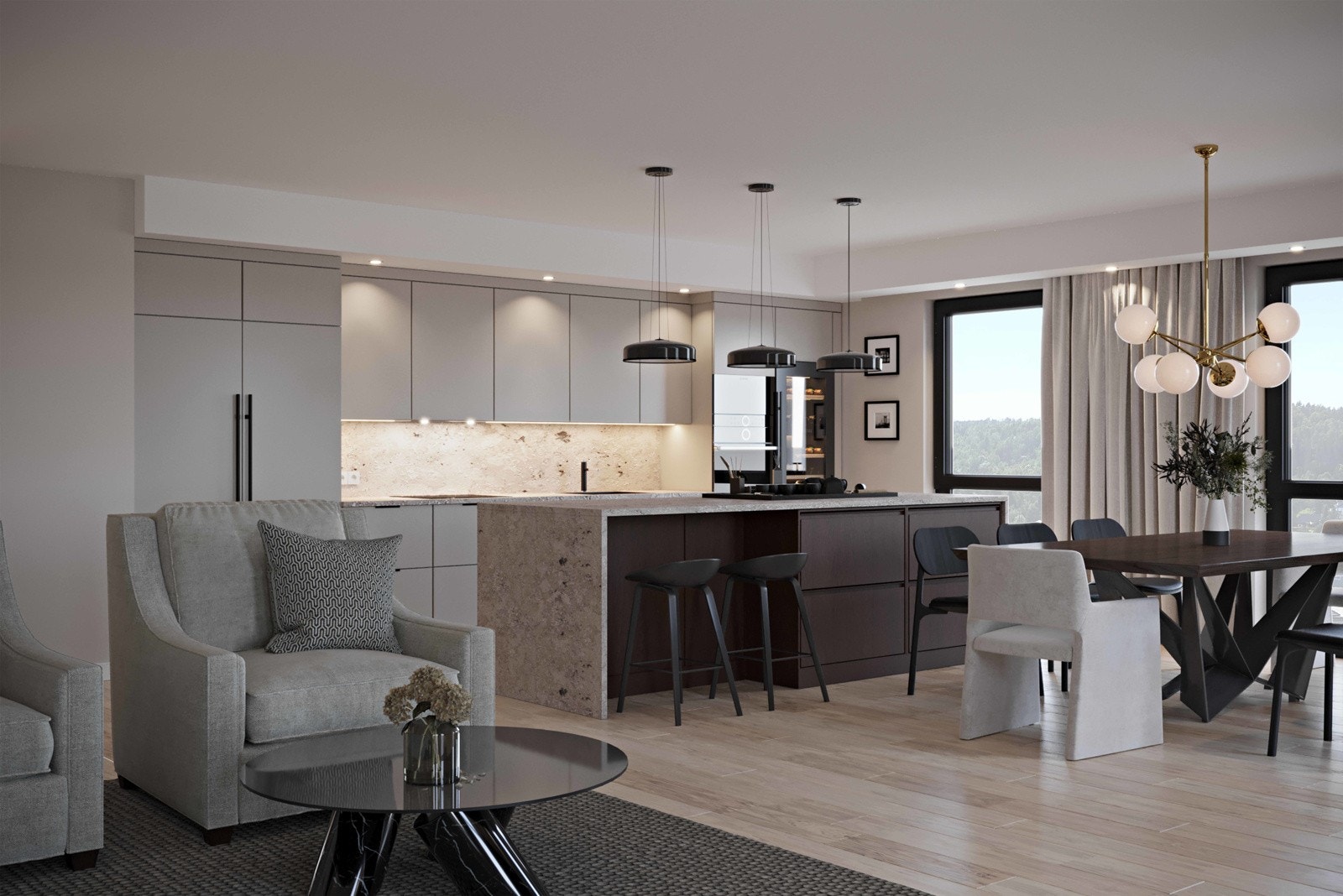 Velkommen til Tomter Park leil 507 - Eksklusiv topp- og hjørneleilighet. Galleribilde