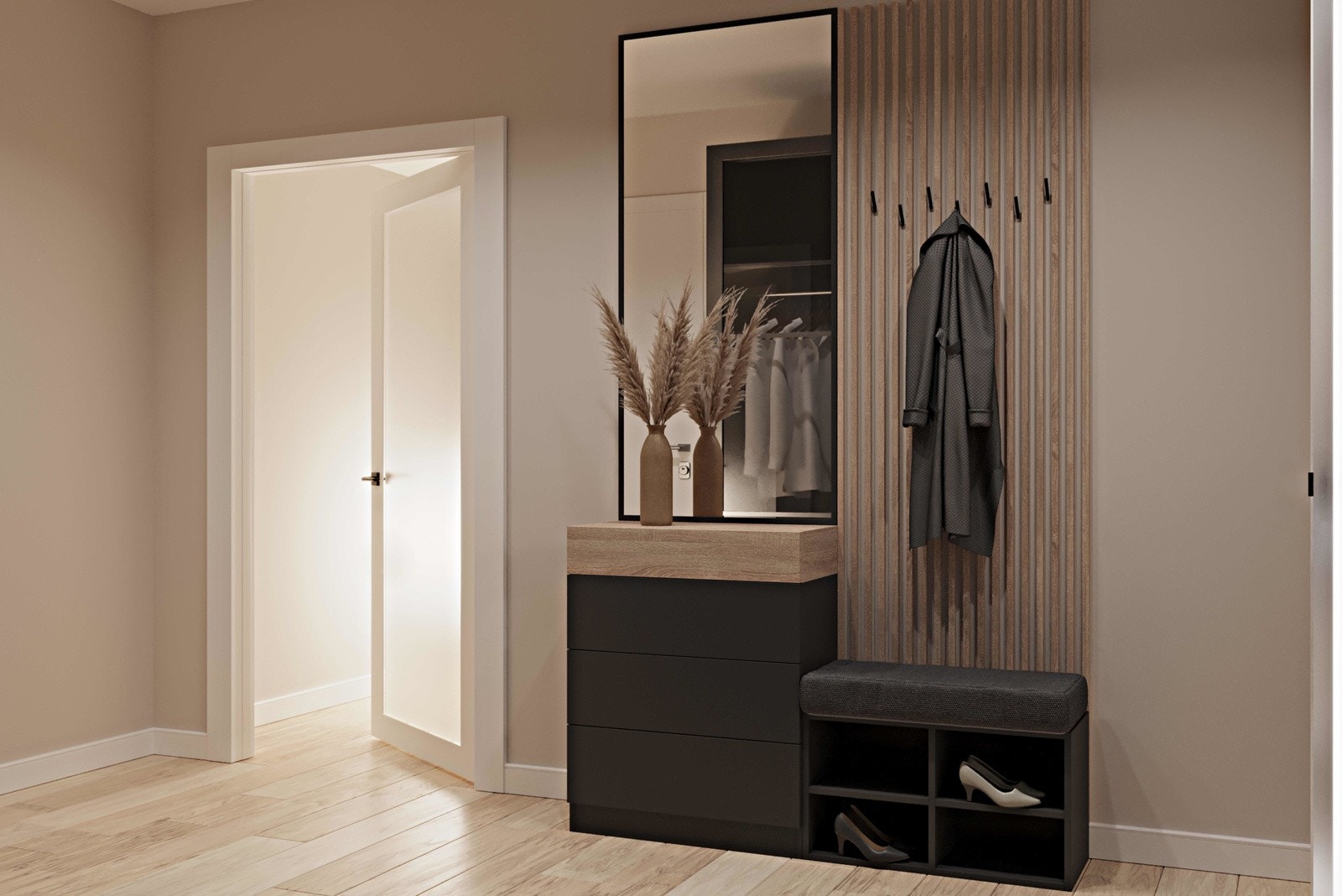 Illustrasjon gang - Illustrasjonene kan vise tilvalg som ikke er endel av standard leveranse. Galleribilde