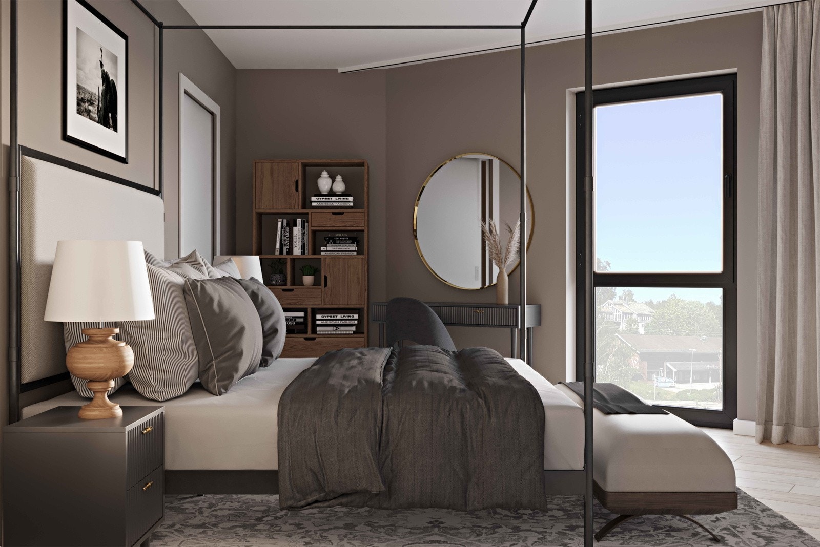 Illustrasjon soverom - Illustrasjonene kan vise tilvalg som ikke er endel av standard leveranse. Galleribilde