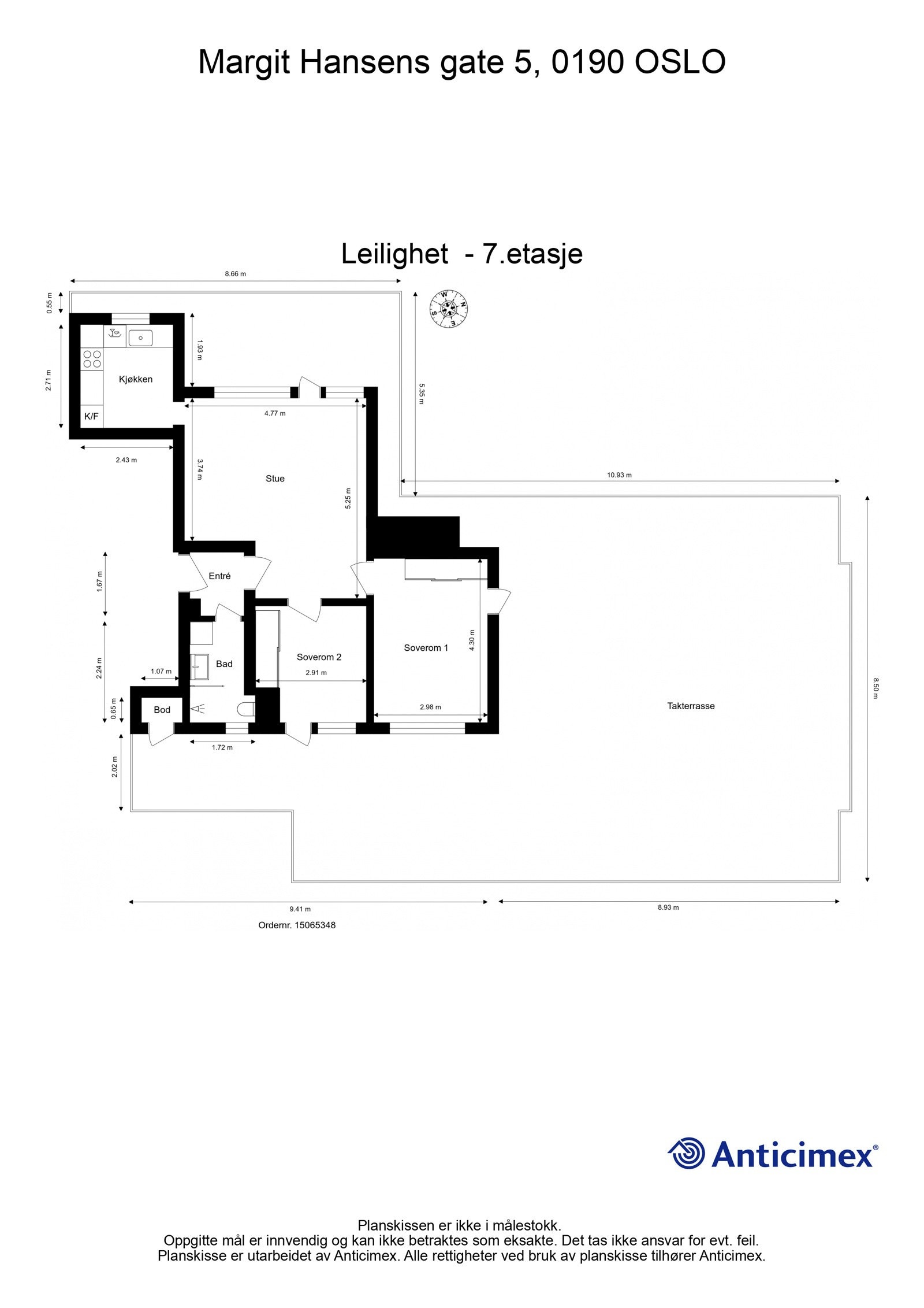 Plantegning. Galleribilde